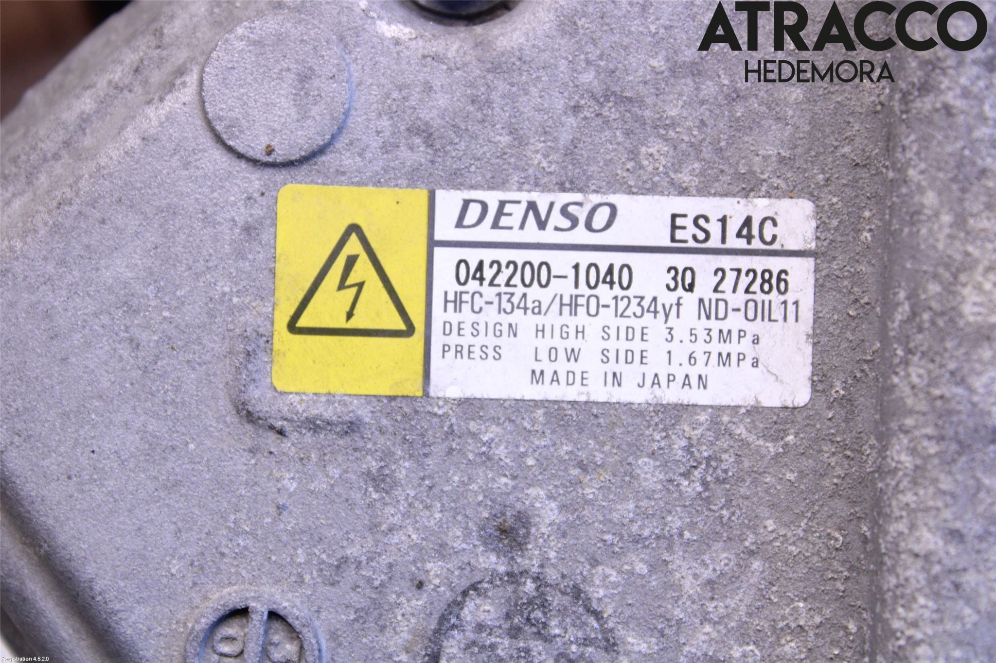 Toyota YARIS XP130 12-14 Ac Kompressor