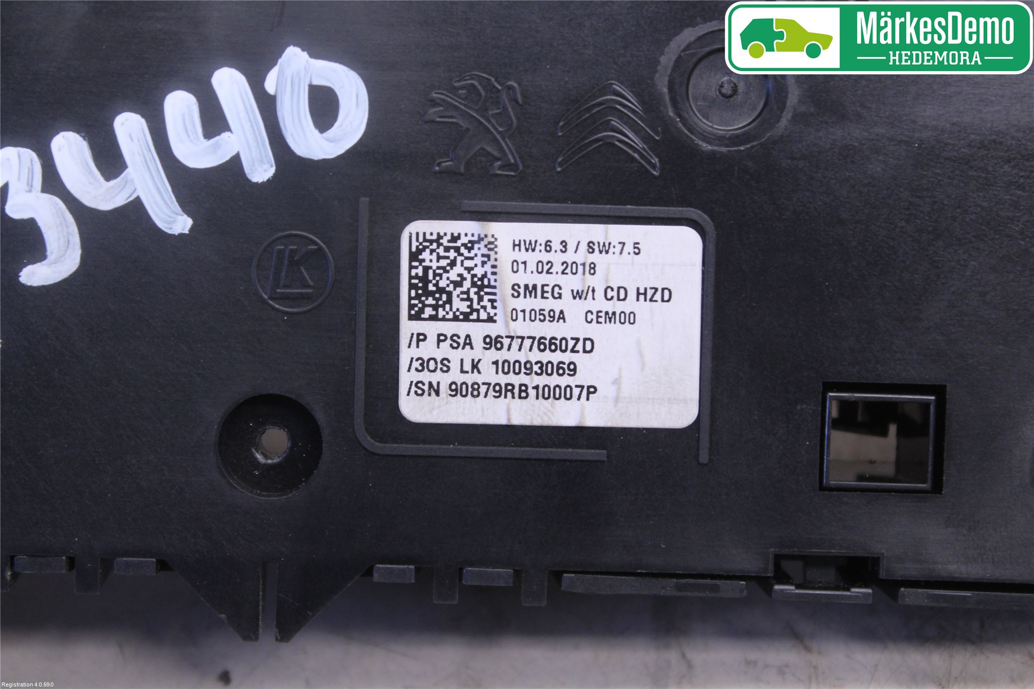 Peugeot 308 14-21 Cd Radio - Multimediapanel