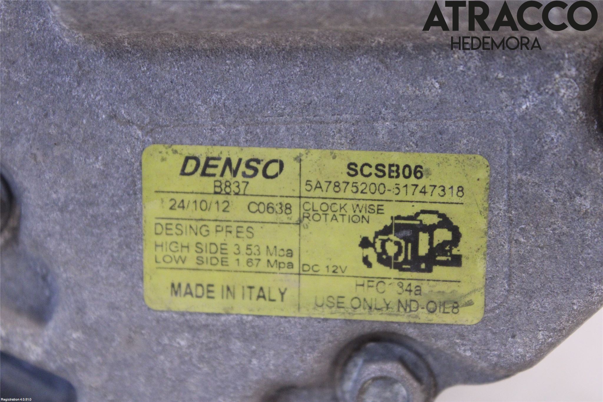 Fiat 500 07- Ac Kompressor