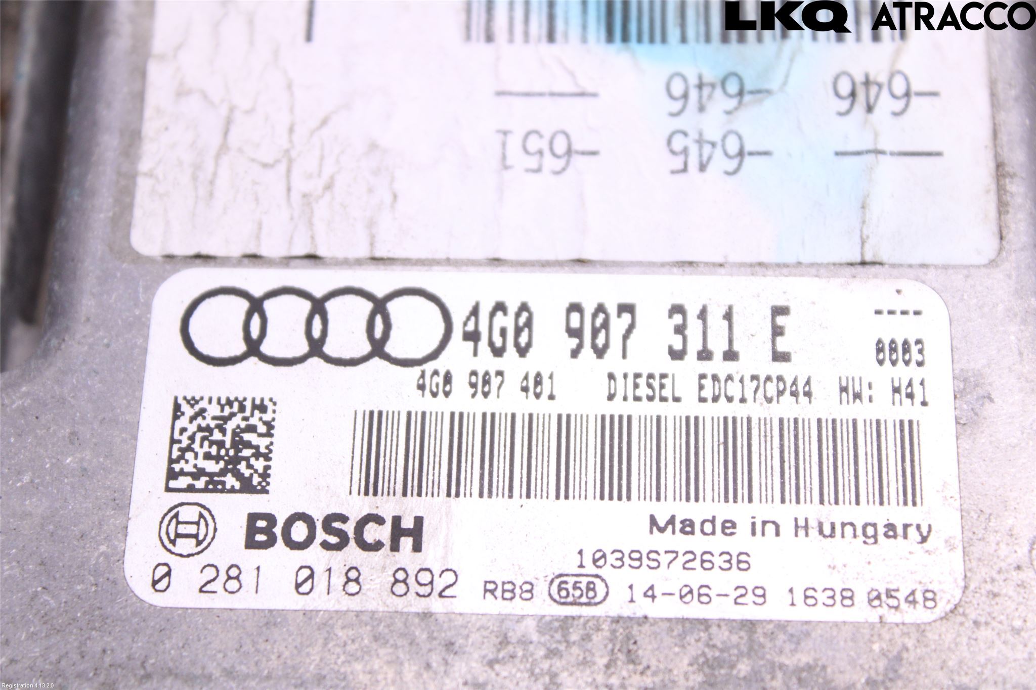 Audi A6/S6 4G 11-18 Styrenhet Inspump Diesel