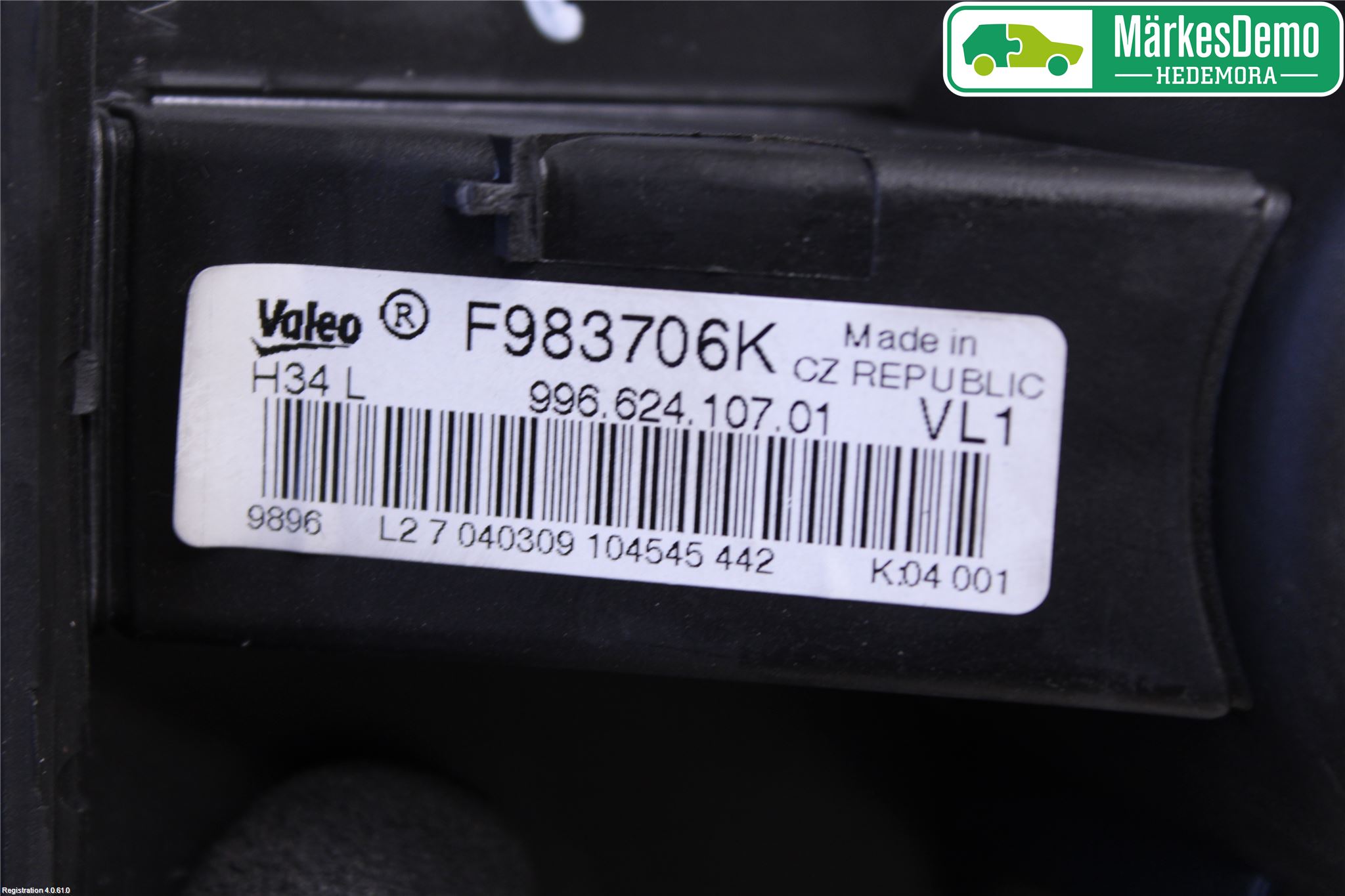 Porsche 911 64- Ac Värmefläkt