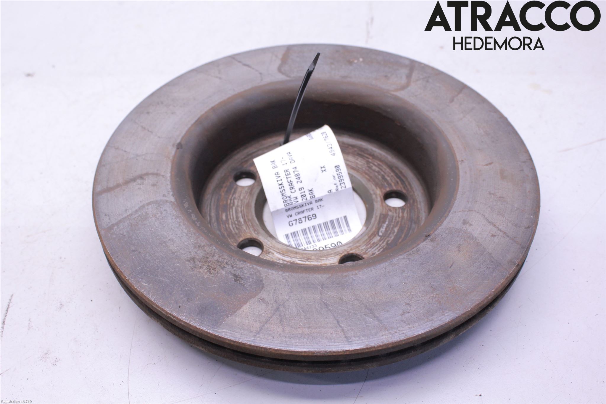 Volkswagen VW CRAFTER II / E-CRAFTER 17- Bromsskiva Bak