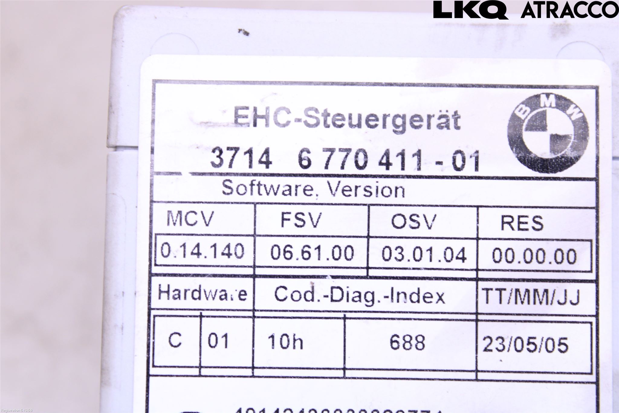 BMW 5 E60/61 Sed/Tou 02-10 Styrenhet Övrigt