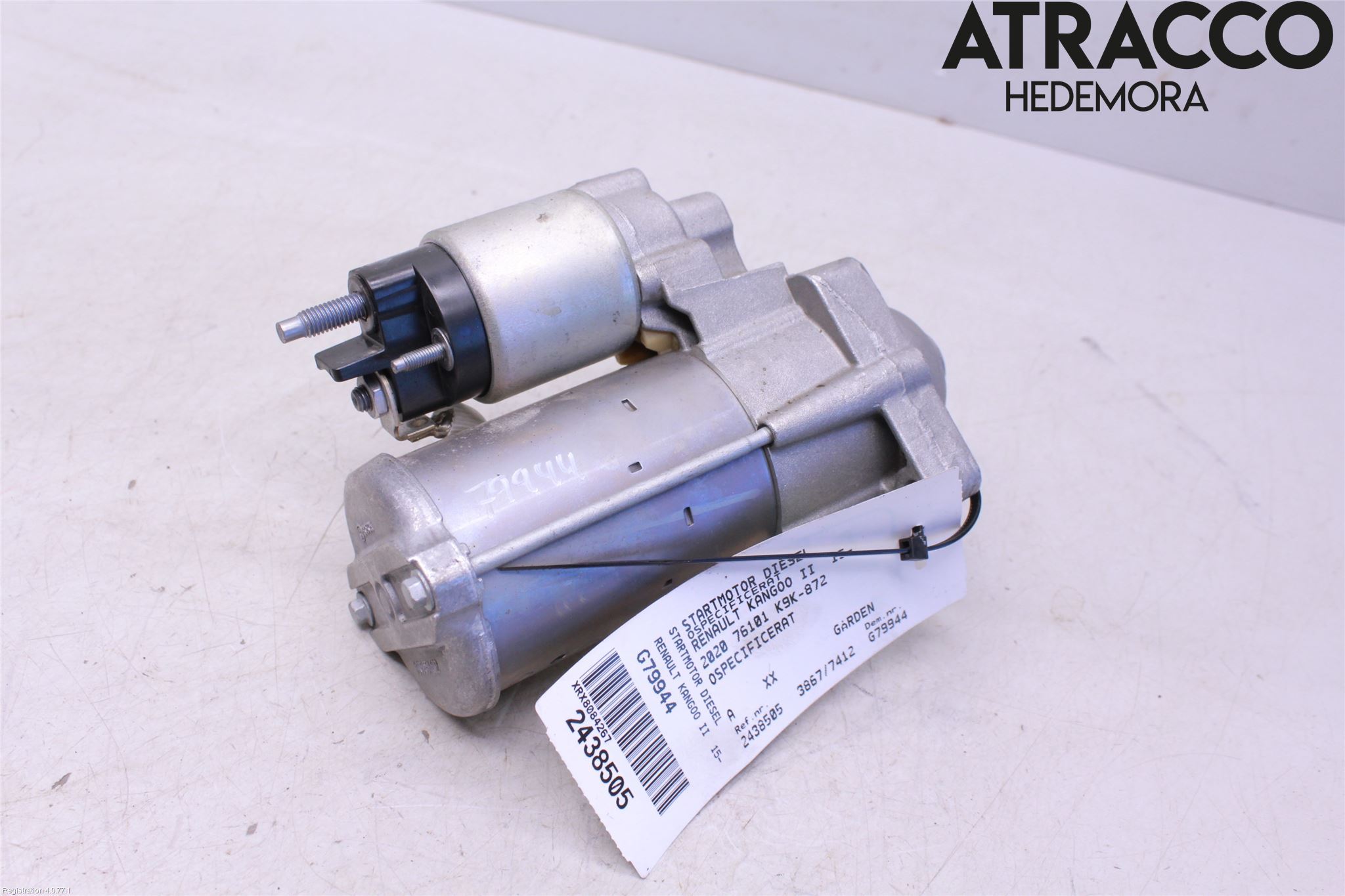 Renault KANGOO II 15-21 Startmotor Diesel