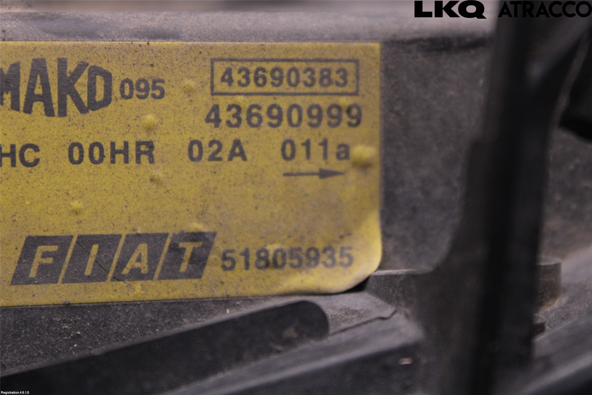 Fiat DOBLO CARGO Strålkastare Vänster