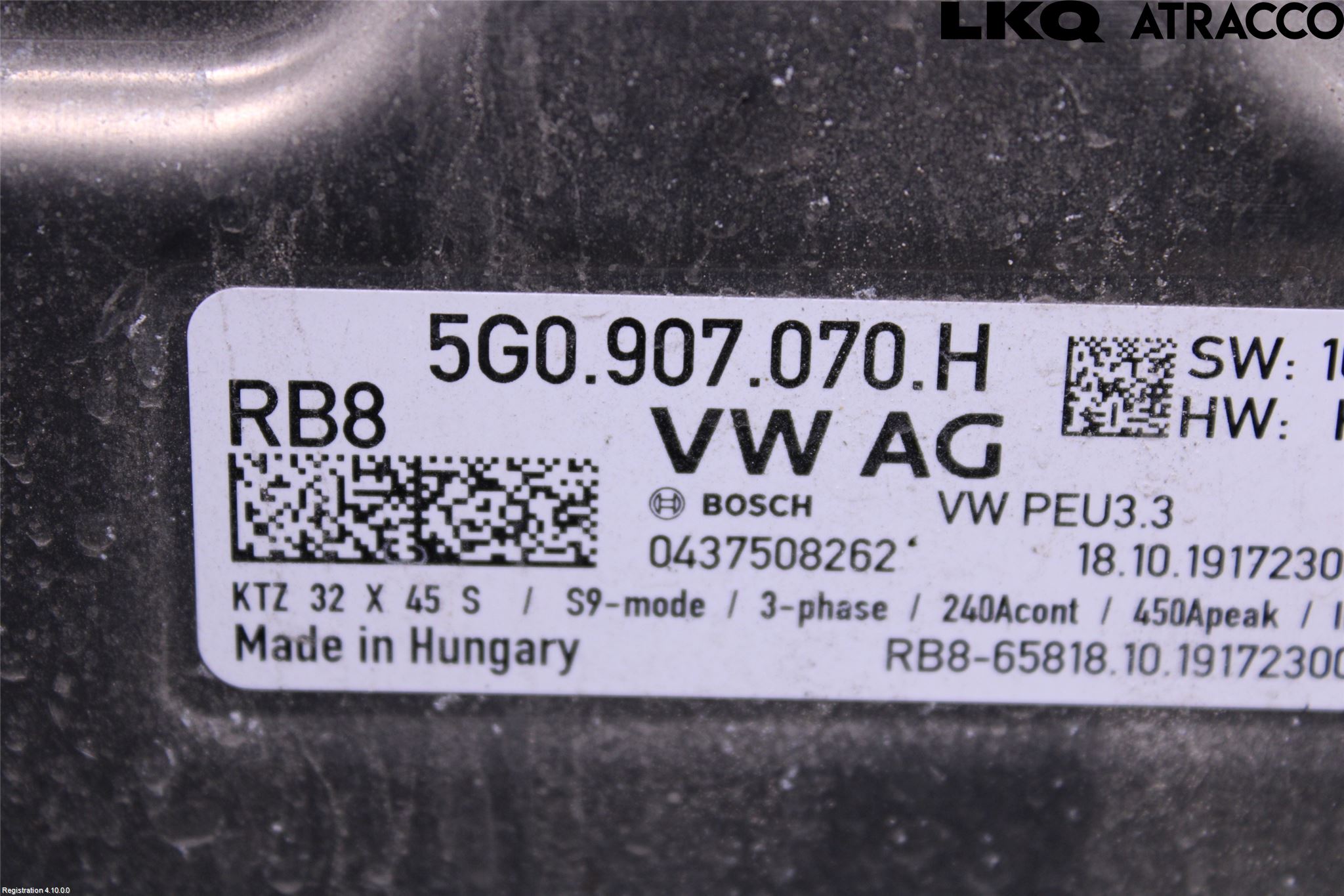 Volkswagen VW GOLF / E-GOLF VII 13-20 Inverter Hybrid