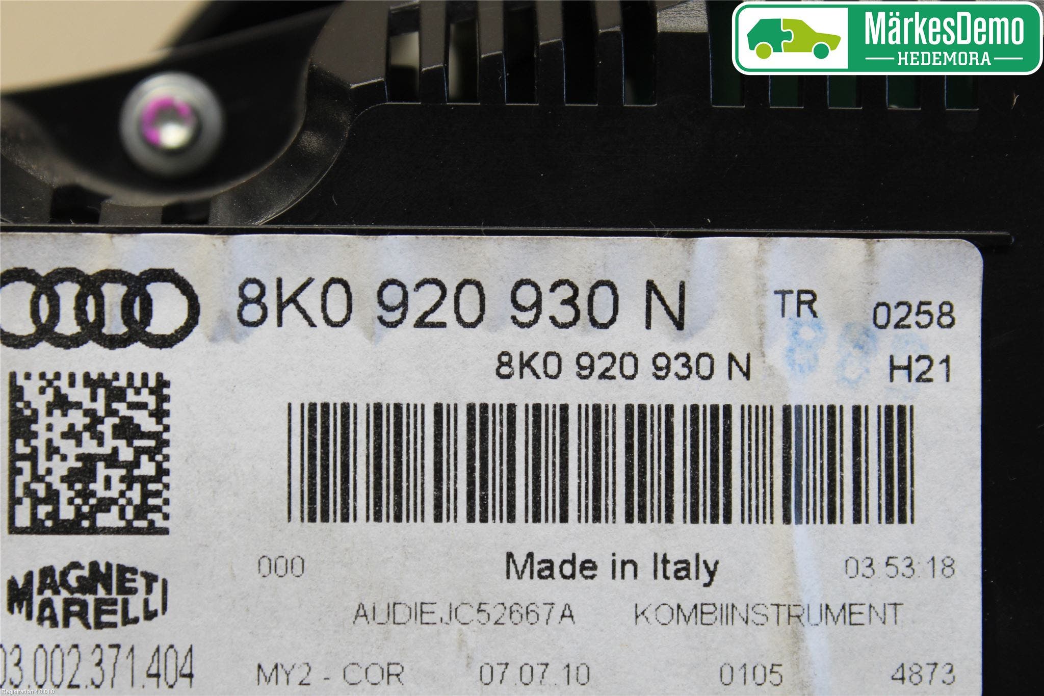 Audi A4/S4 08-11 Instrument Komb