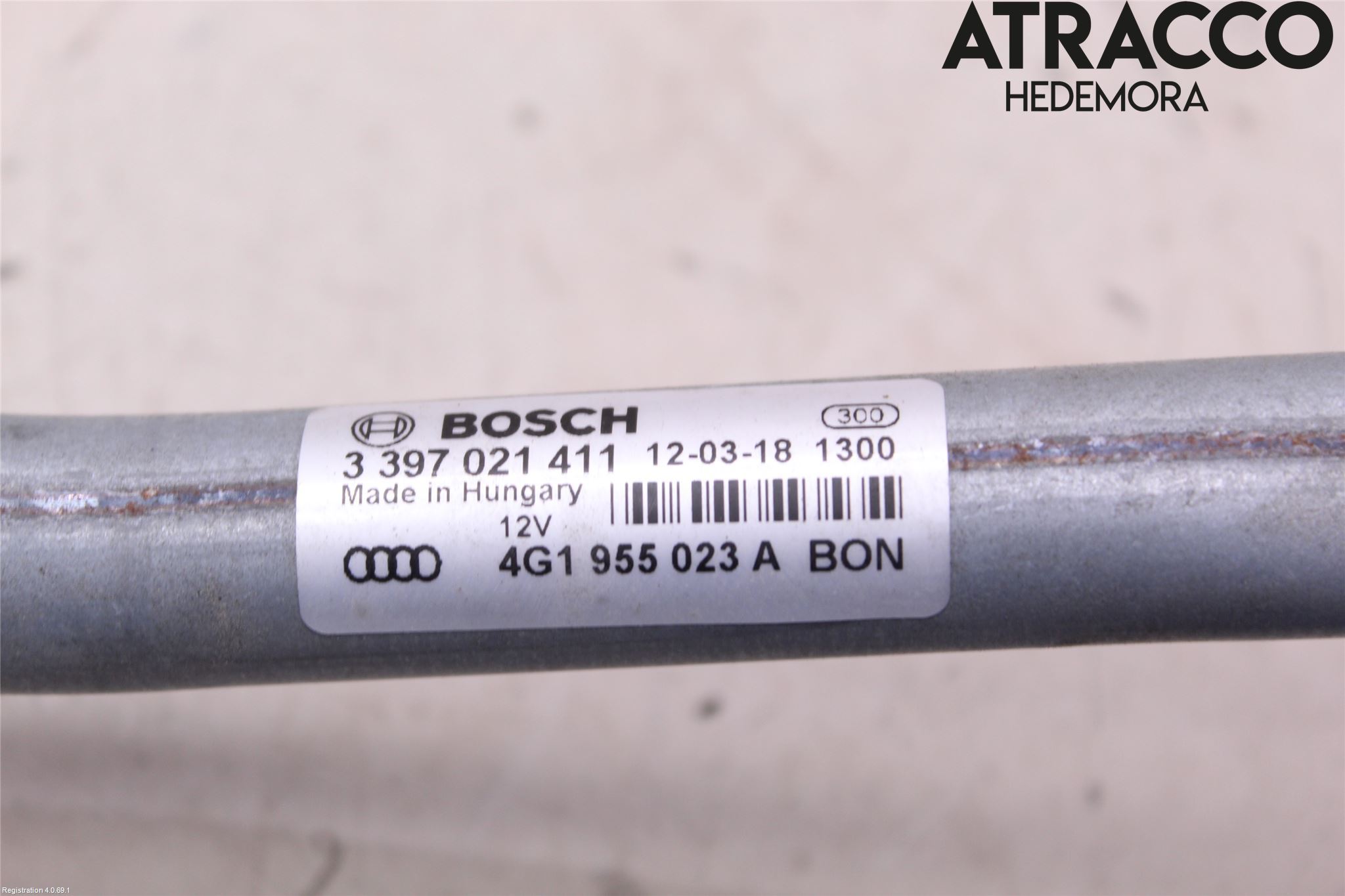 Audi A7/S7 4G 11-17 Torkarmekanism Vindruta