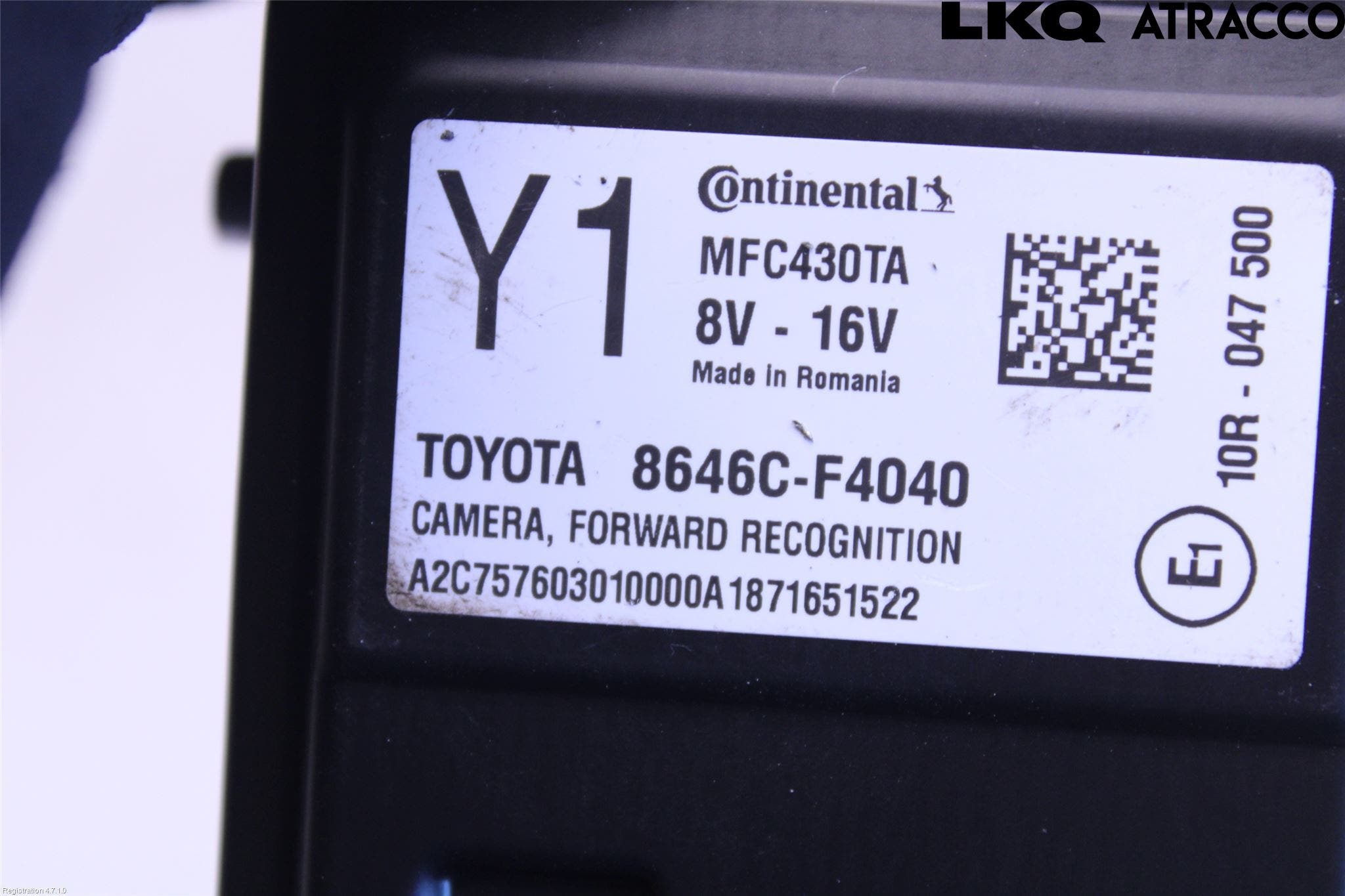 Toyota C-HR 16-23 Sensor Aktivt Kollisionsskydd