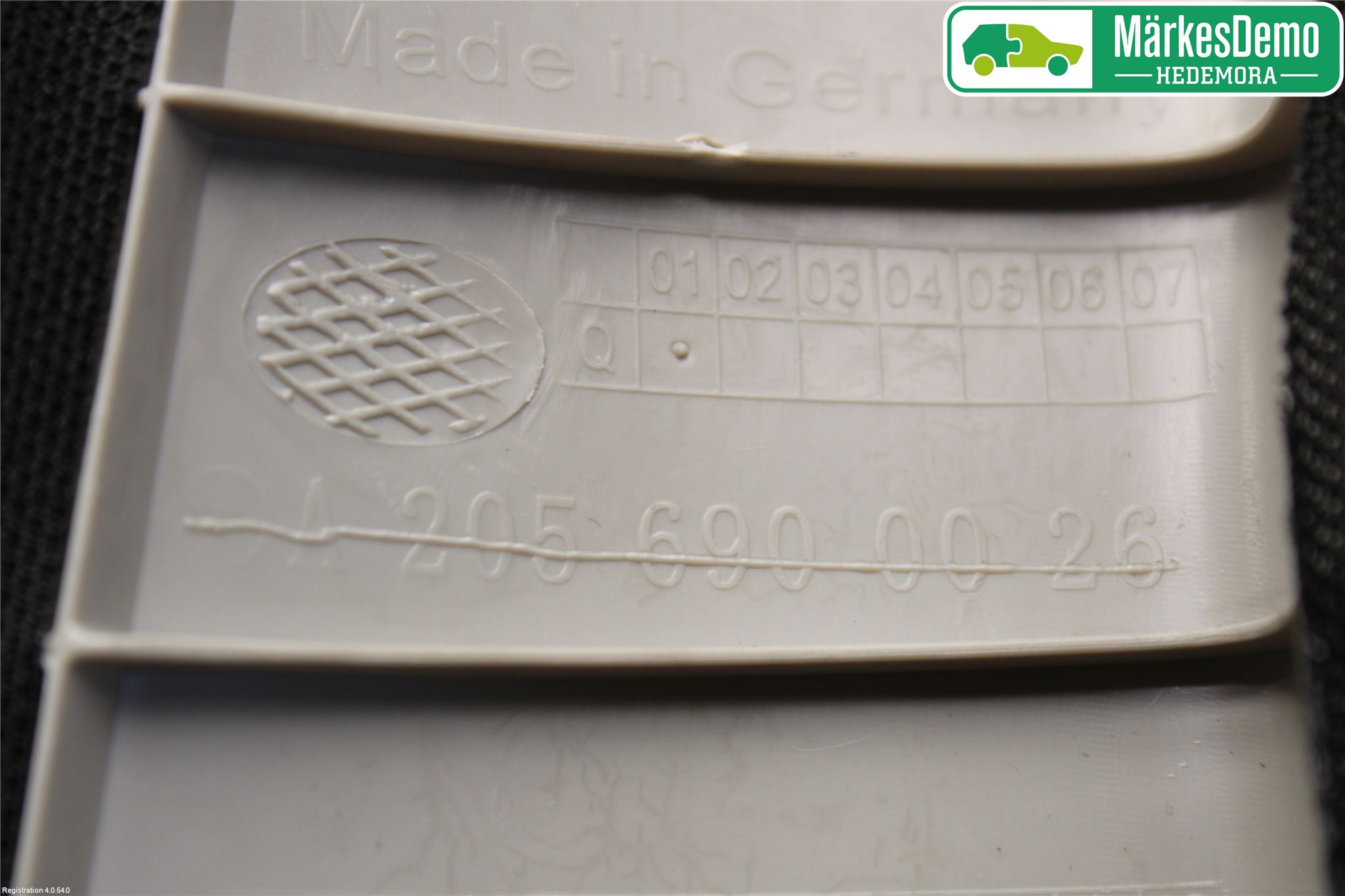 Mercedes-Benz MB C-KLASS (W205) 14-21 Inr Plastd A-B-C Stolpe