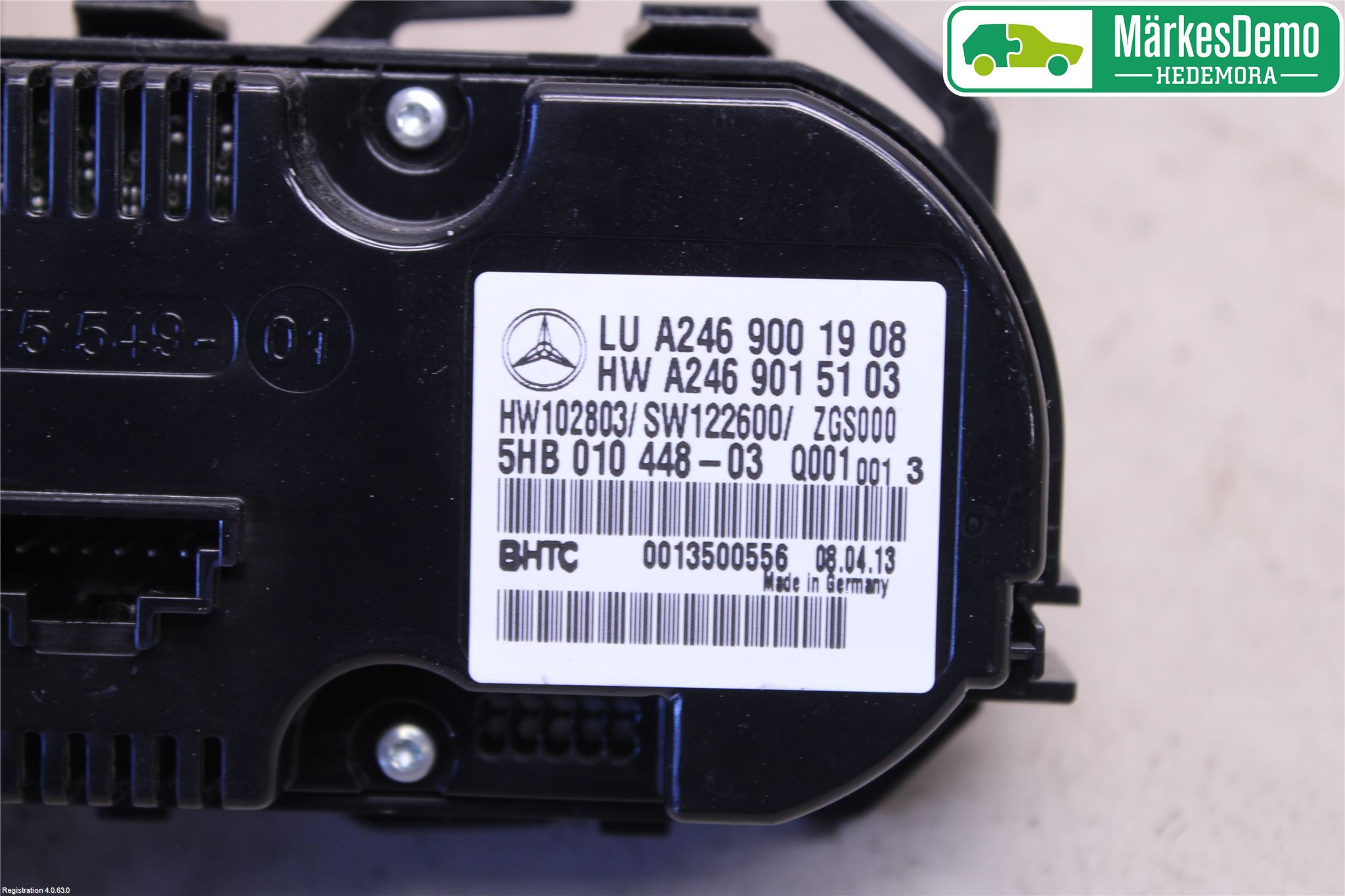 Mercedes-Benz MB B-KLASS (W246/W242) 12-19 Ac Styrenhet Ac Manöveren