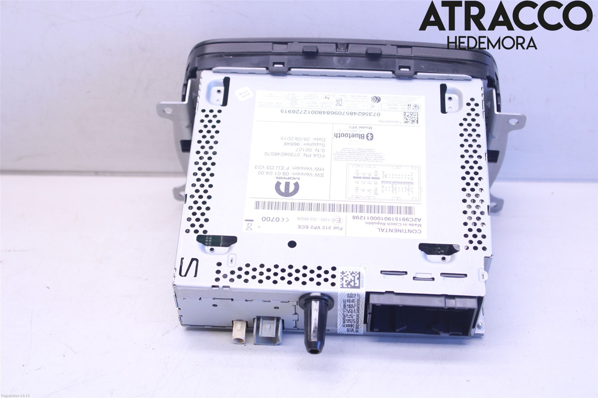 Fiat 500 07- Cd Radio - Multimediapanel