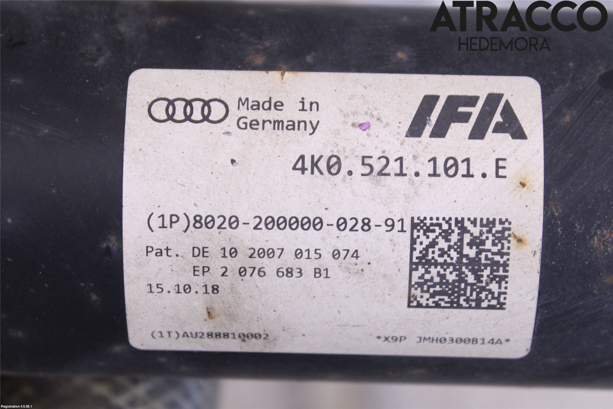 Audi A6 F2/C8 19- Mellanaxel Komp