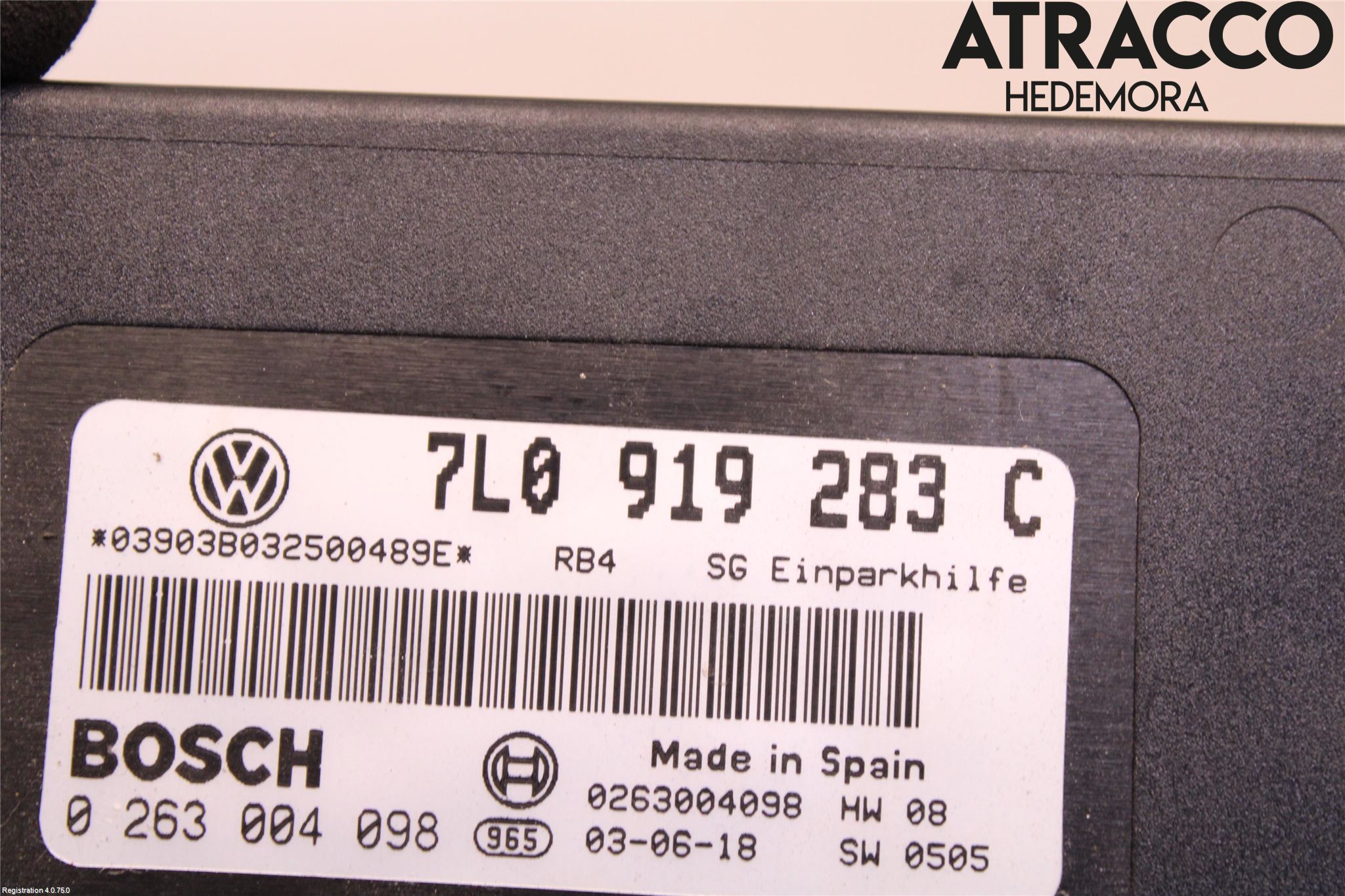 Porsche CAYENNE 03- Styrenhet Parkeringshjälp