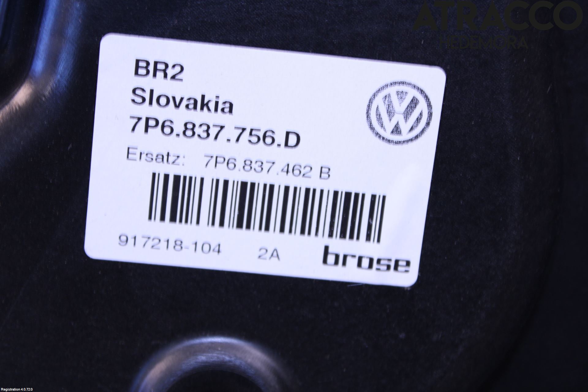 Volkswagen VW TOUAREG 7P 11-18 Fönsterhiss El Kompl