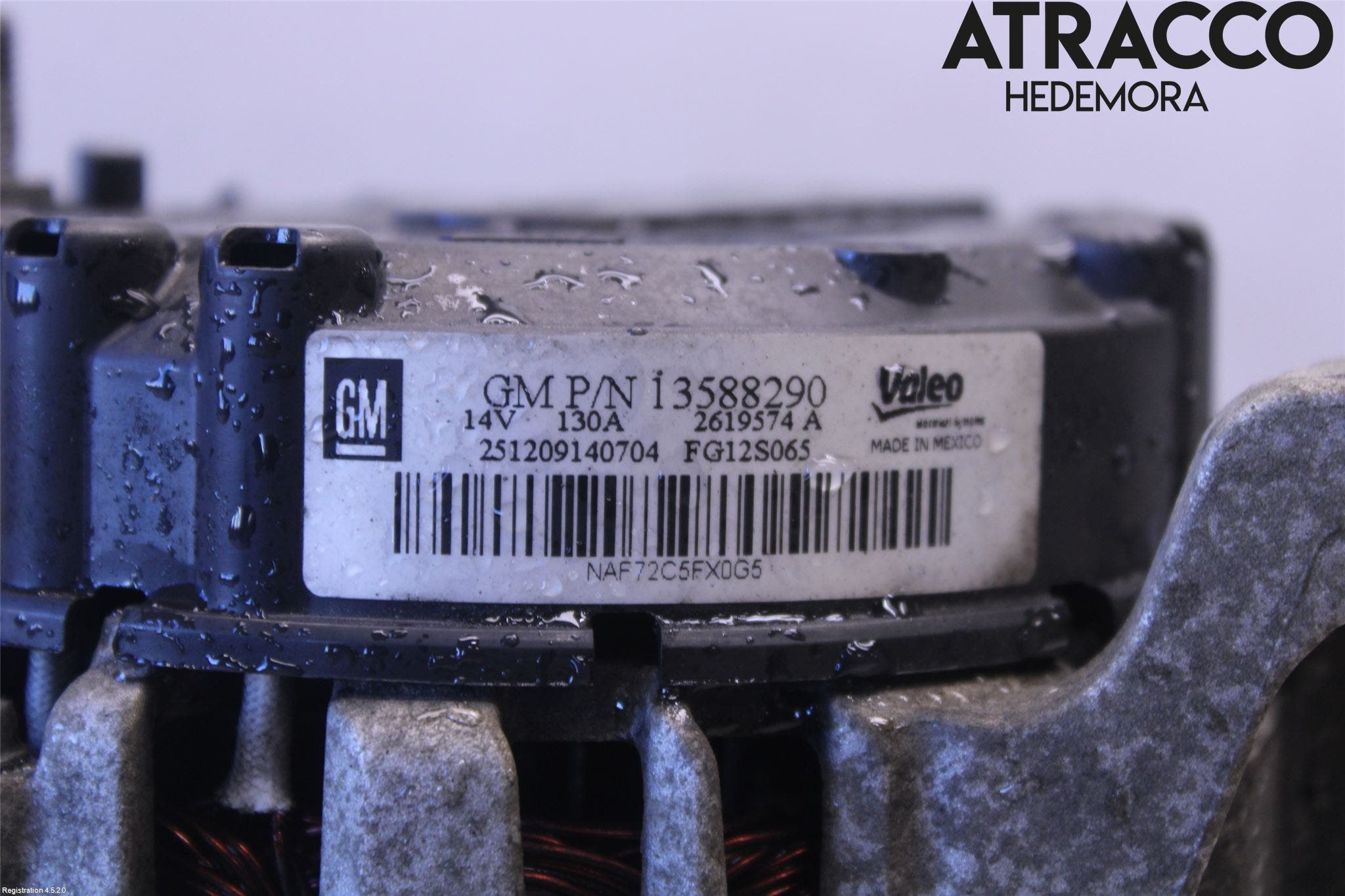 Opel ASTRA J 10-15 Generator