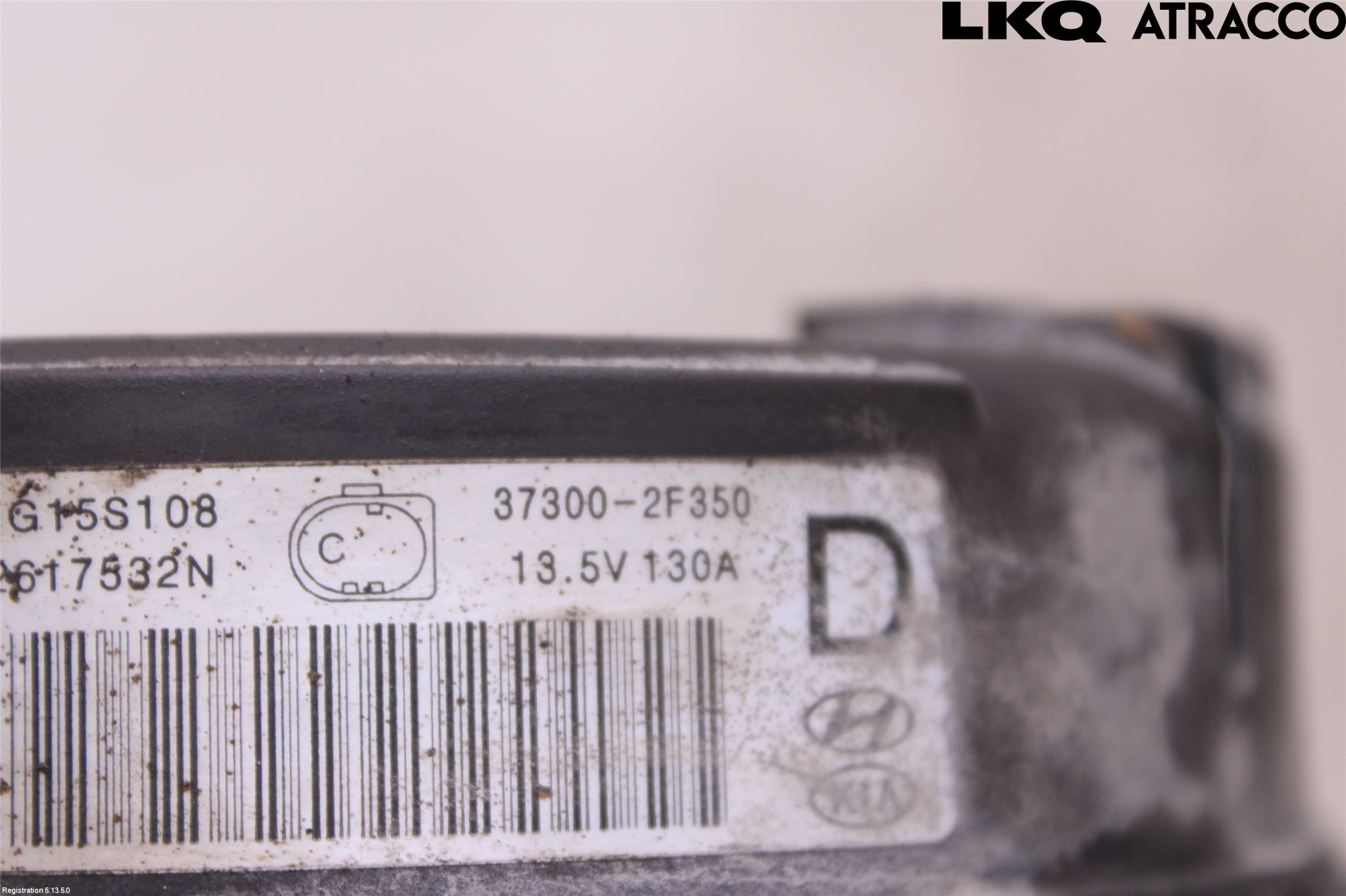 Kia SPORTAGE (QL) 16-21 Generator