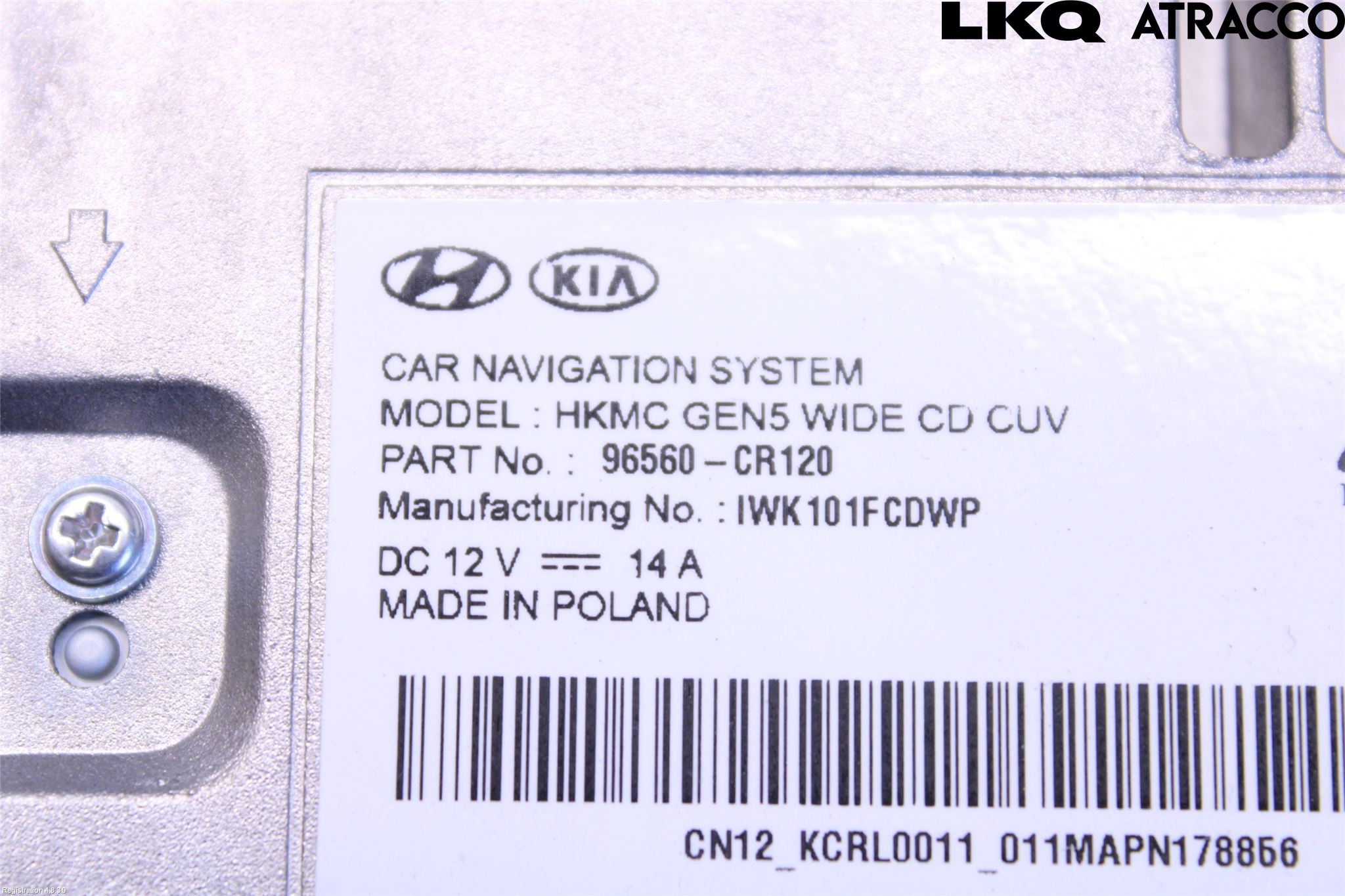 Kia CEED/CEED SW 19- Cd Radio - Multimediapanel