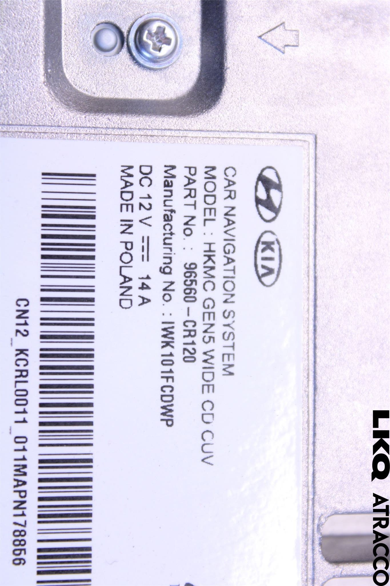 Kia CEED/CEED SW 19- Cd Radio - Multimediapanel