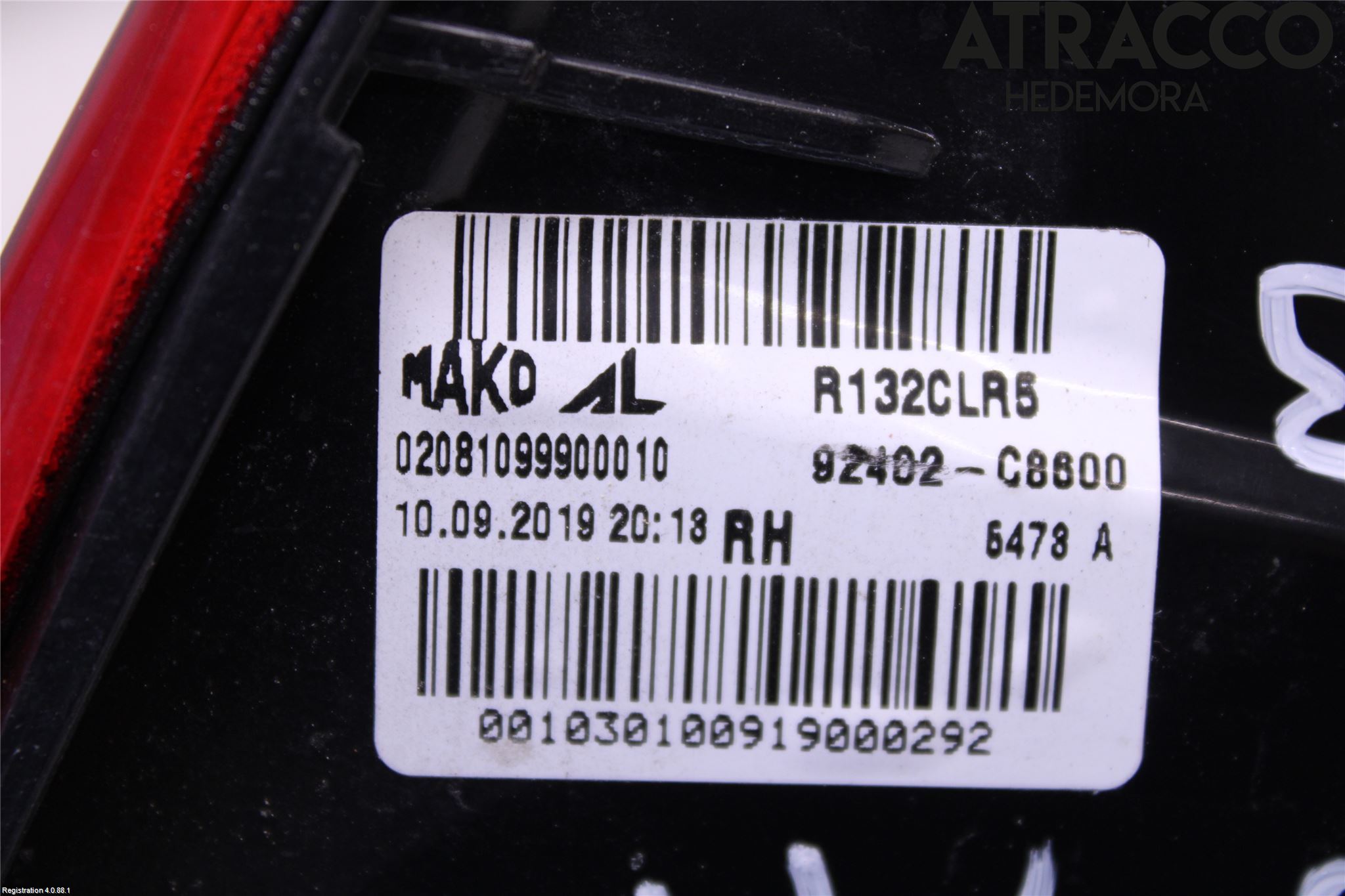 Hyundai i20 GB 15-20 Bakljus Höger