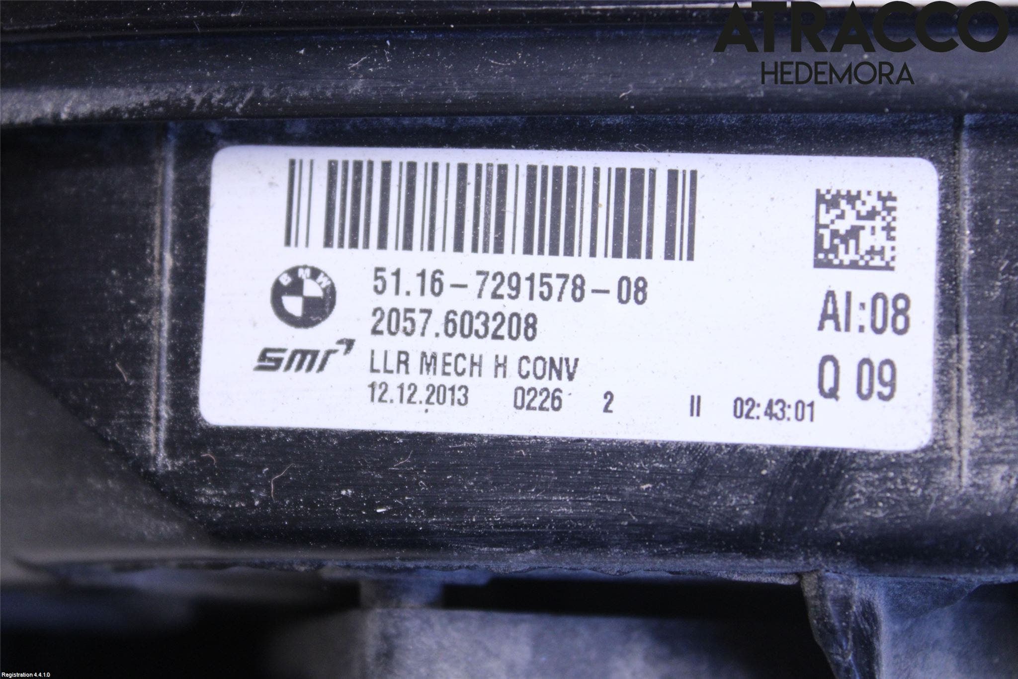 BMW 3 GT F34 13-19 Spegel Yttre El Hö