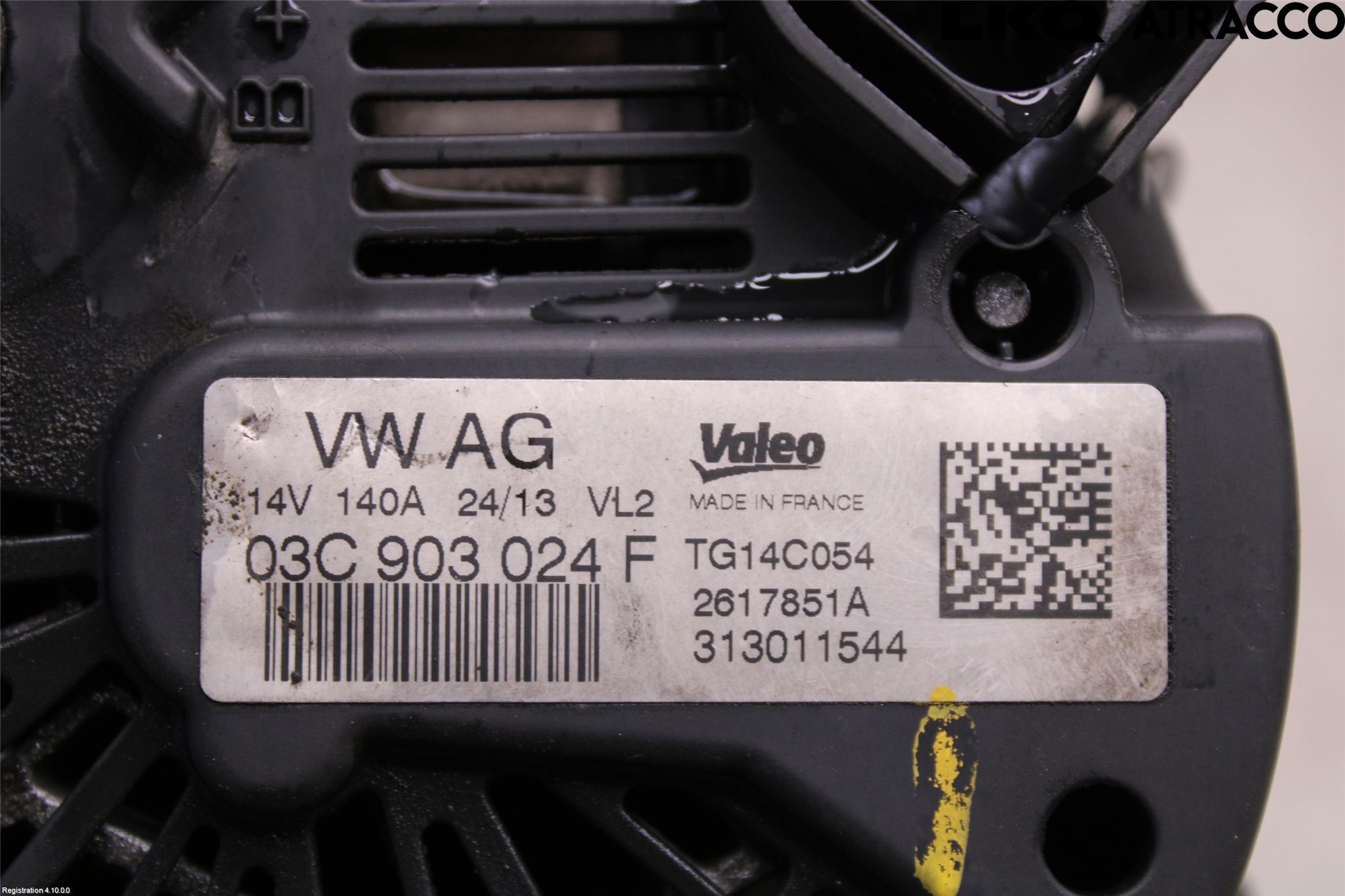Volkswagen VW TOURAN 10-15 Generator