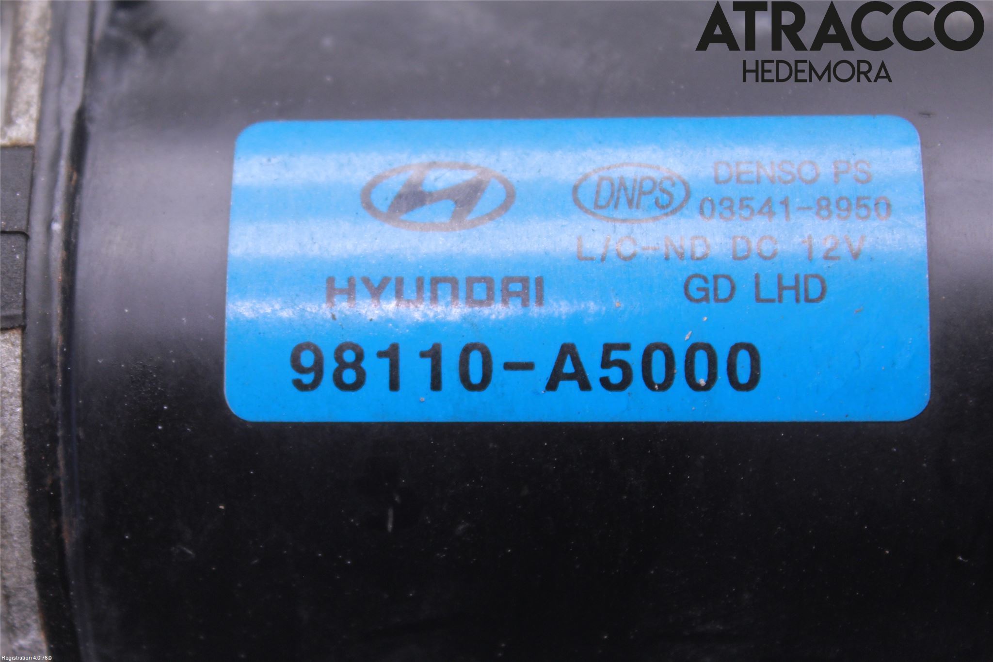 Hyundai i30 GD 13-17 Torkarmotor Vindruta