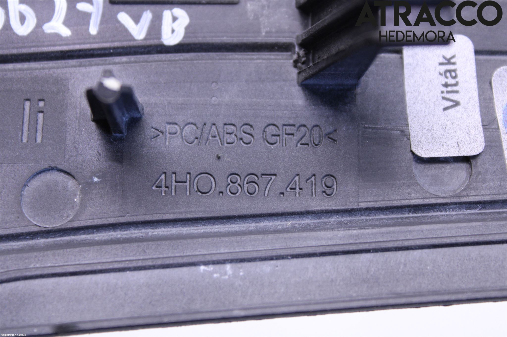 Audi A8/S8 4H 10-17 Dörr Dekorlist Bak Vä