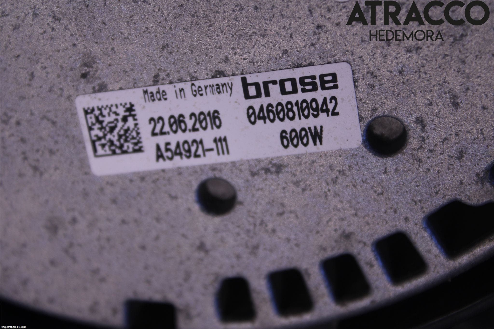 BMW 5 F10/F11/F18 09-17 Kylfläkt El