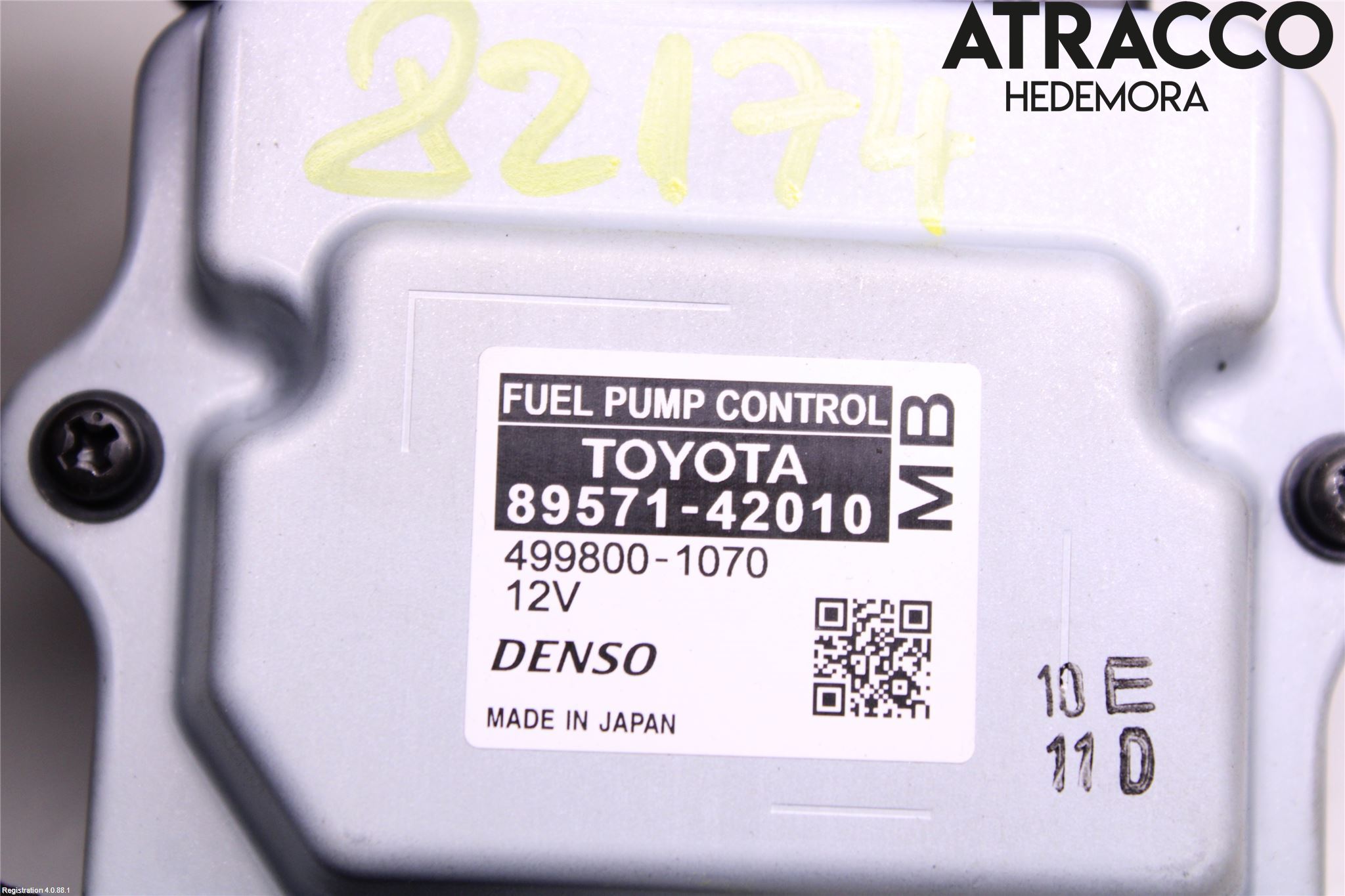 Toyota RAV4 19- Styrenhet Bränslepump