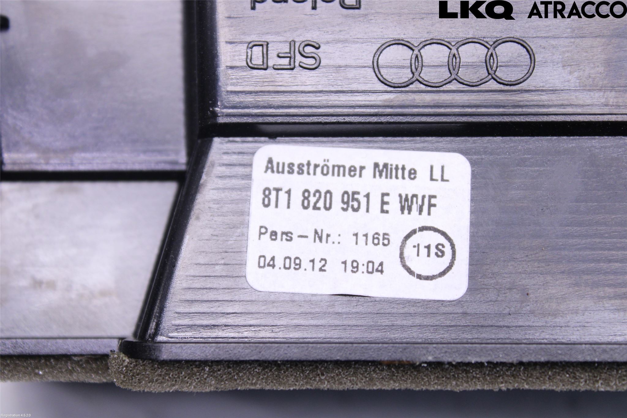 Audi A5 07-16 Defrosterkanal-Munstycke