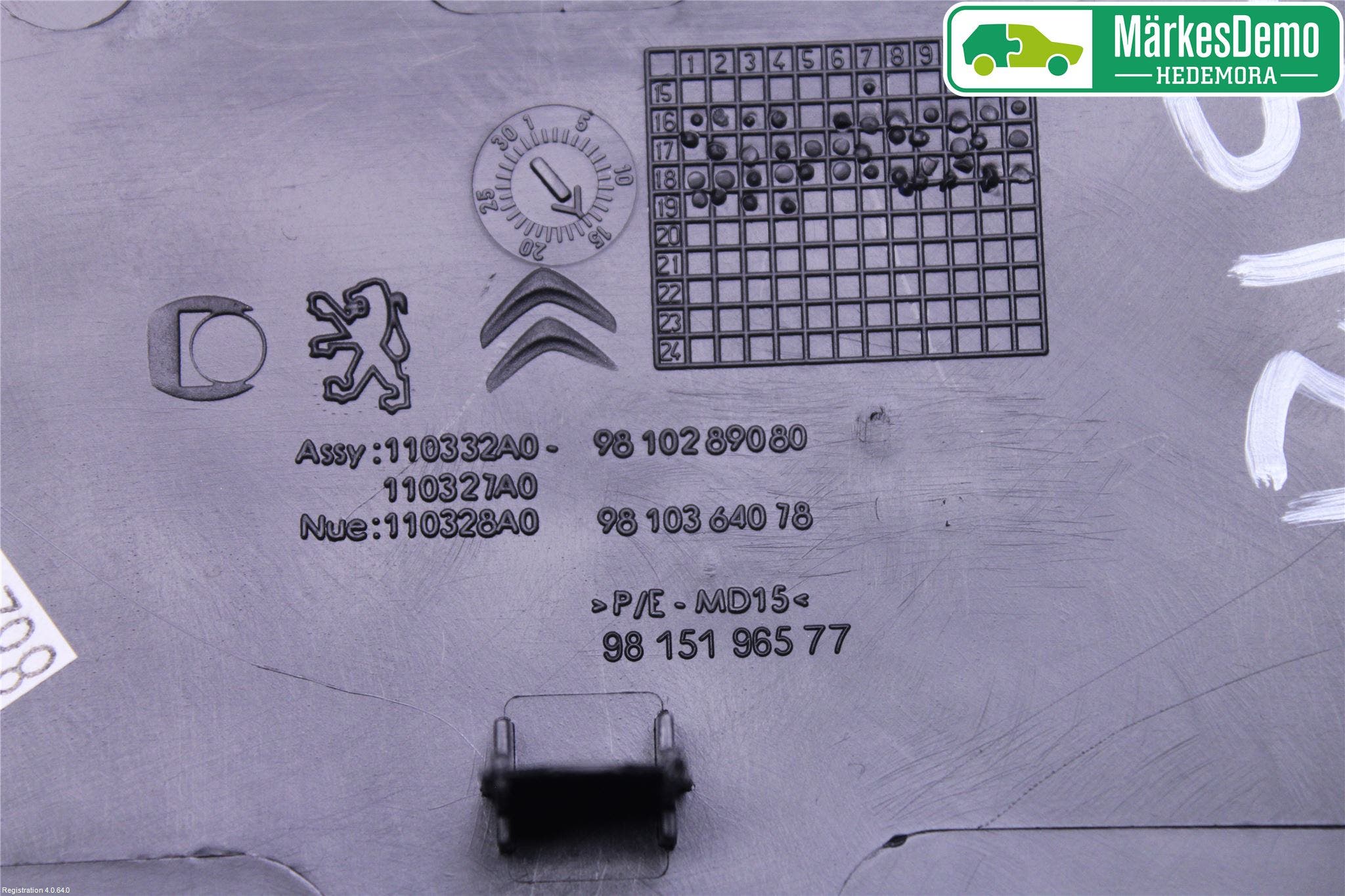 Peugeot 3008 17-24 Rattkåpa-Kåpor