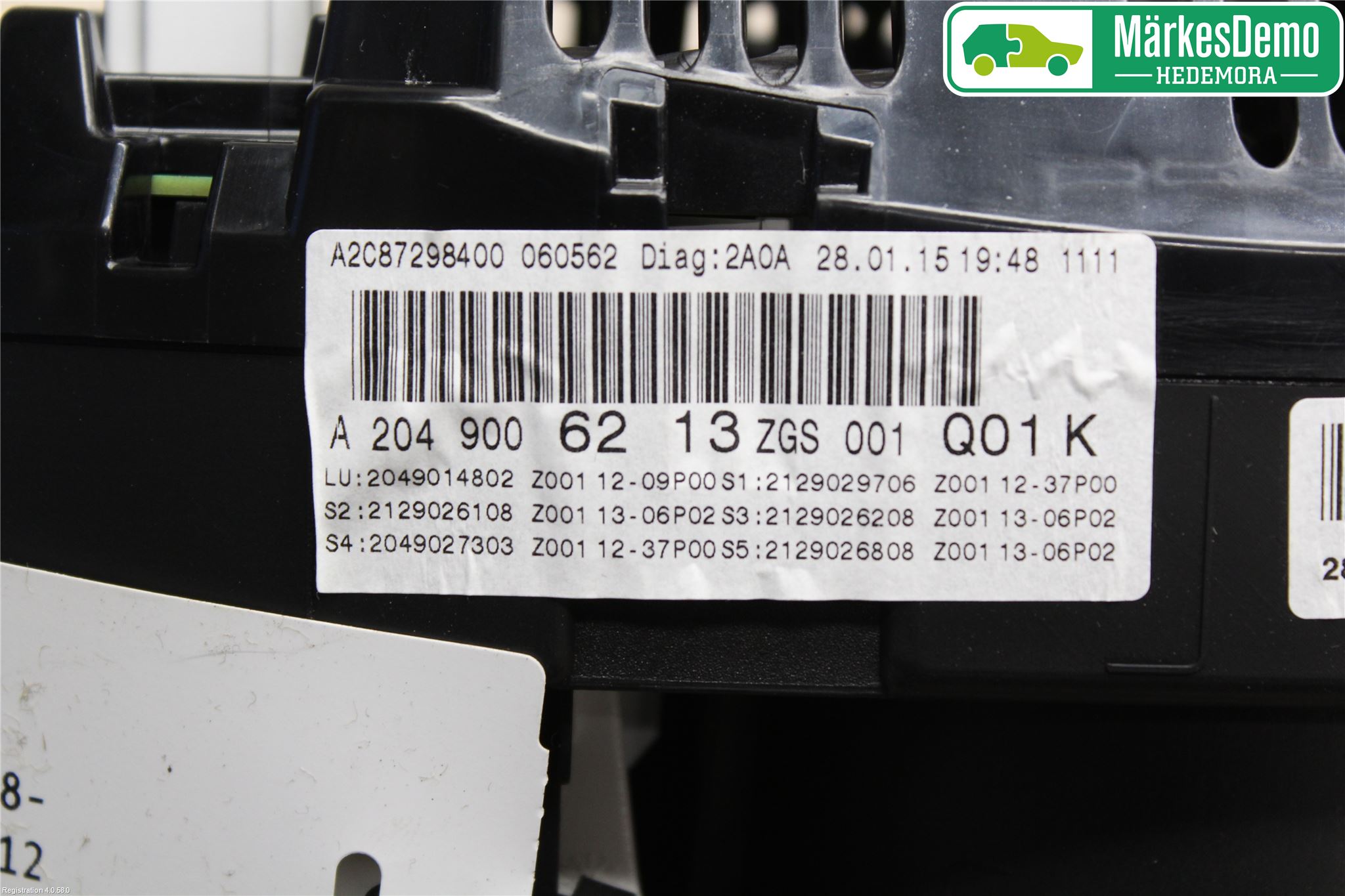 Mercedes-Benz MB GLK-KLASS (X204) 08-16 Instrument Komb