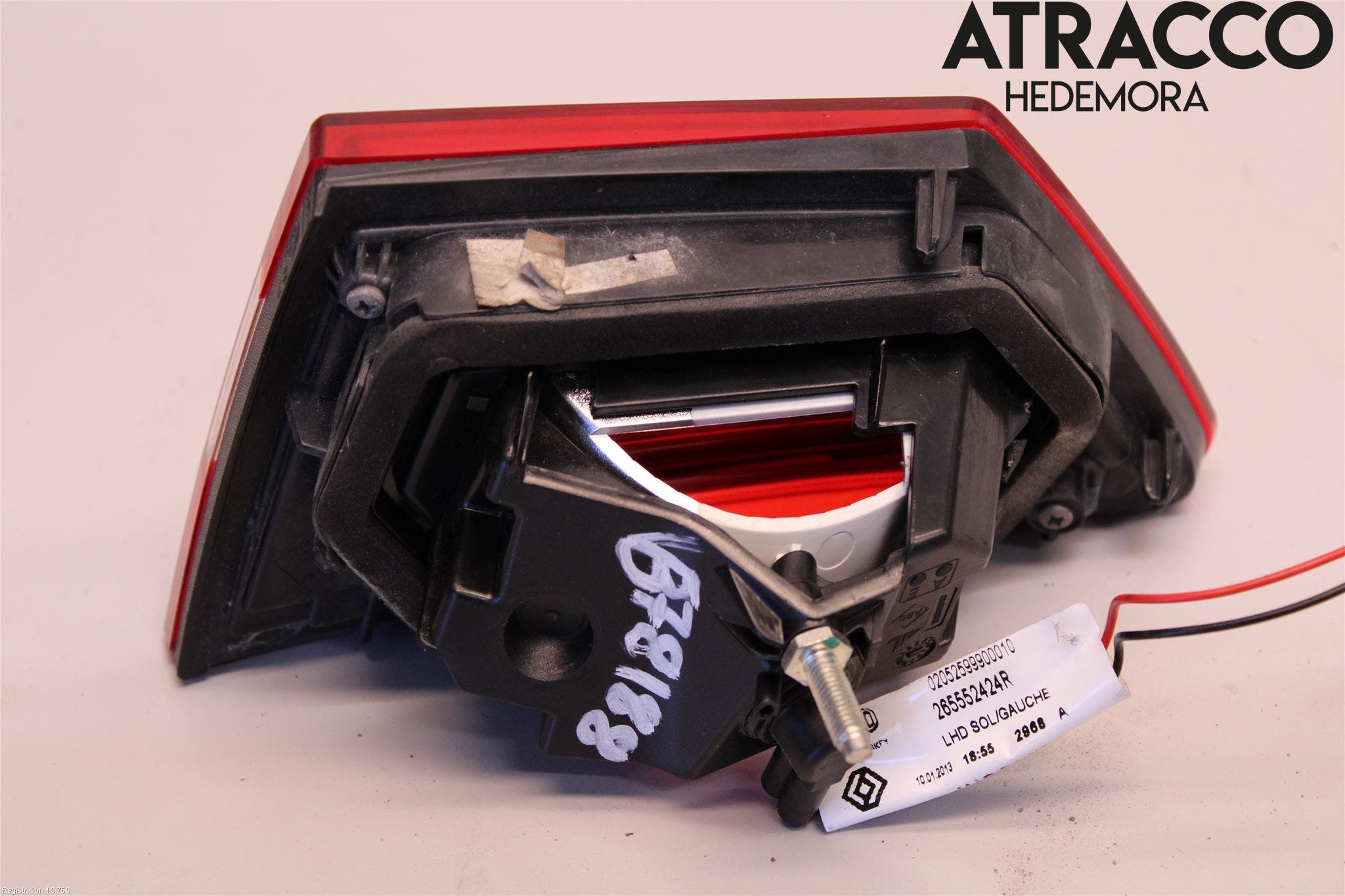 Renault CLIO IV 12-16 Bakljus Lucka Vä