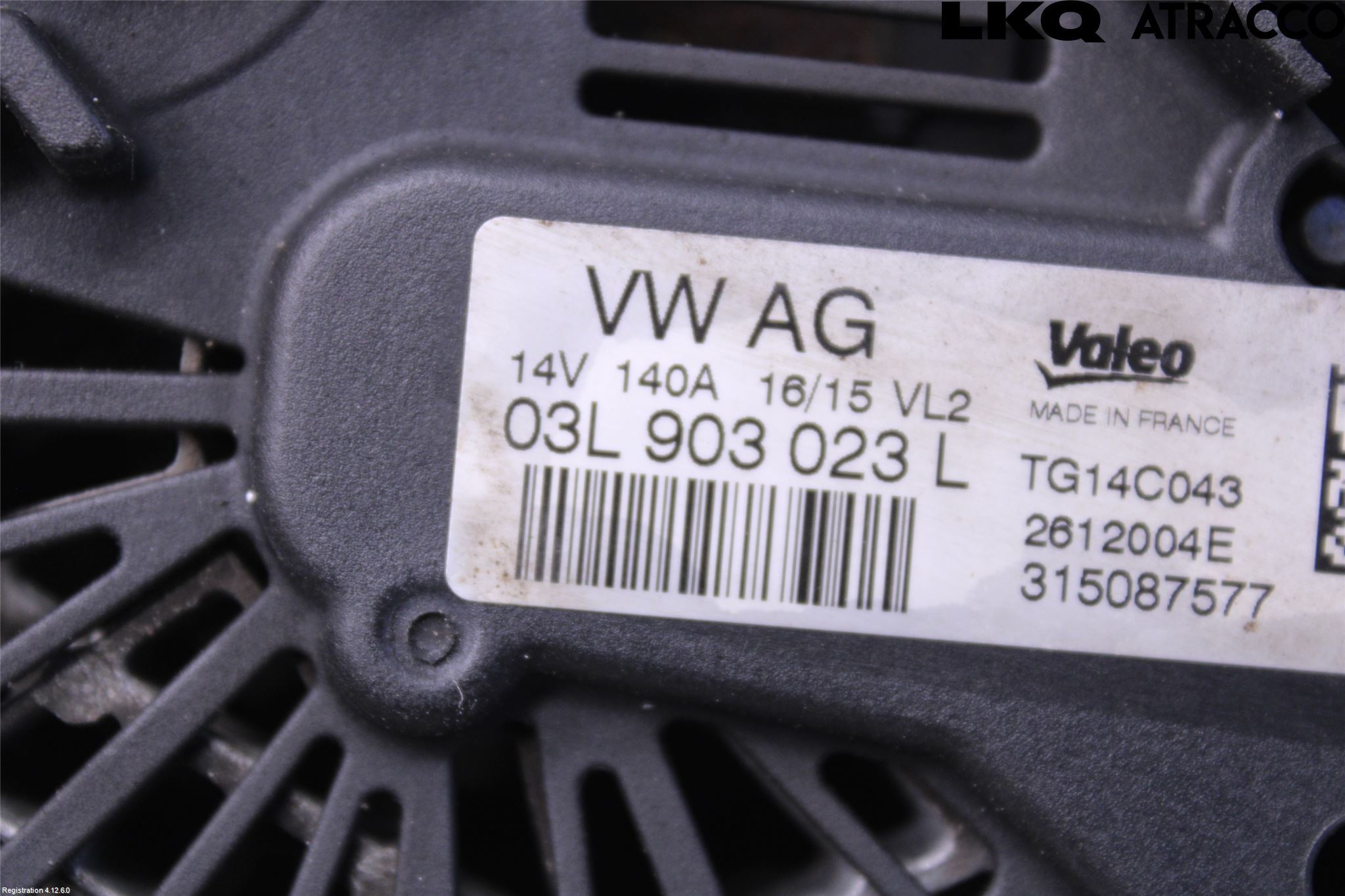 Volkswagen VW GOLF / E-GOLF VII 13-20 Generator