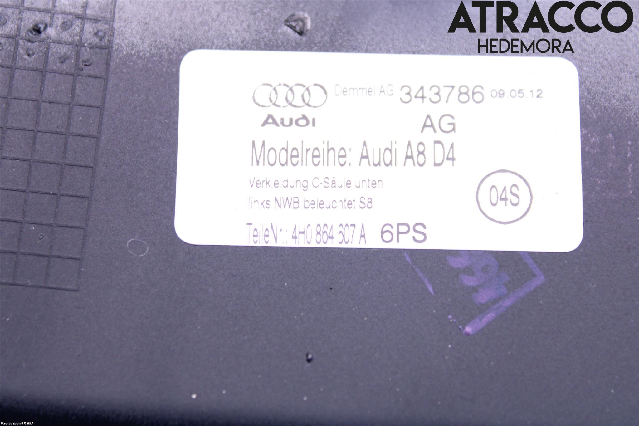Audi A8/S8 4H 10-17 Inr Tröskel-Insteg
