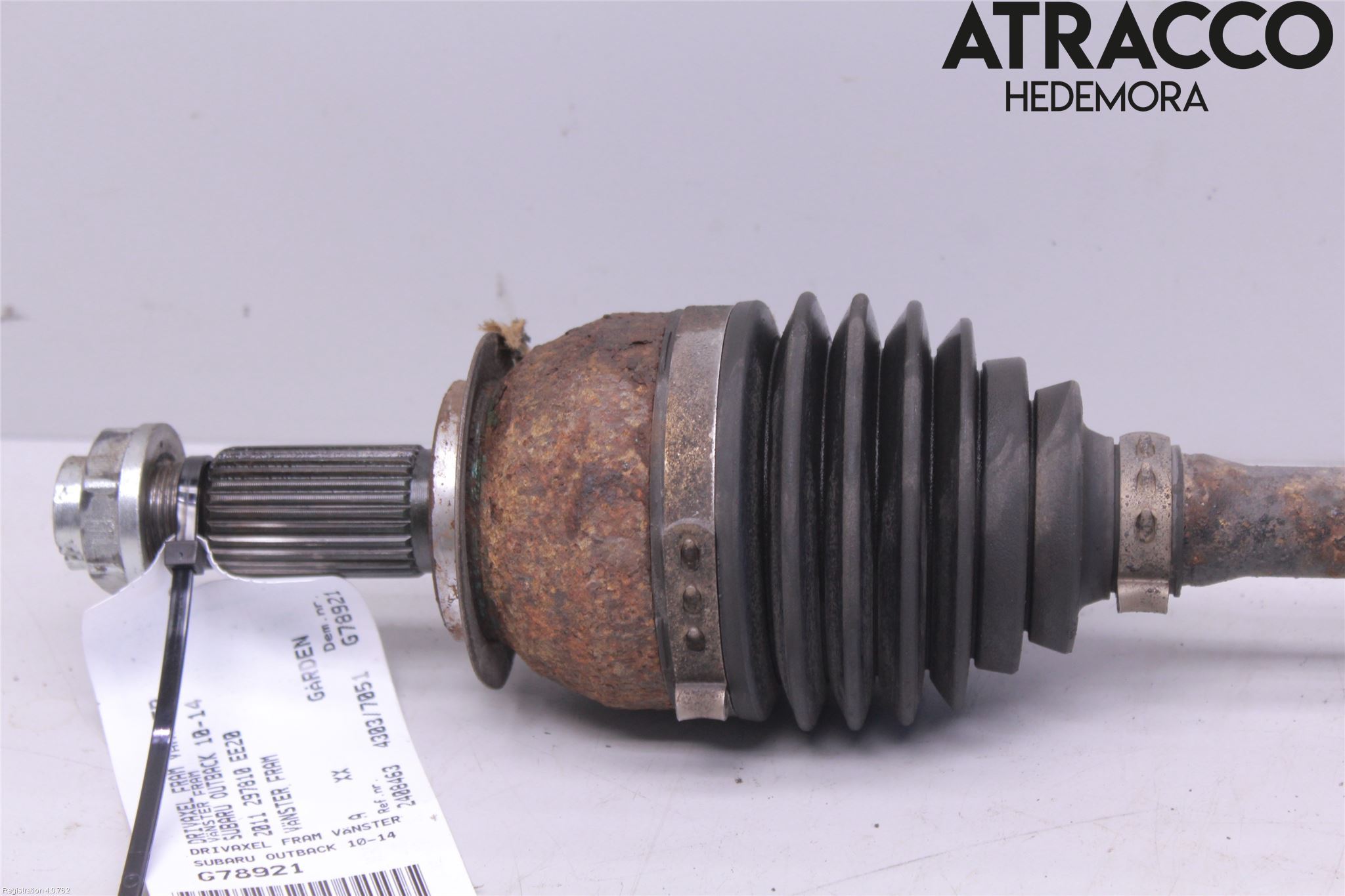 Subaru OUTBACK 10-15 Drivaxel Fram Vänster