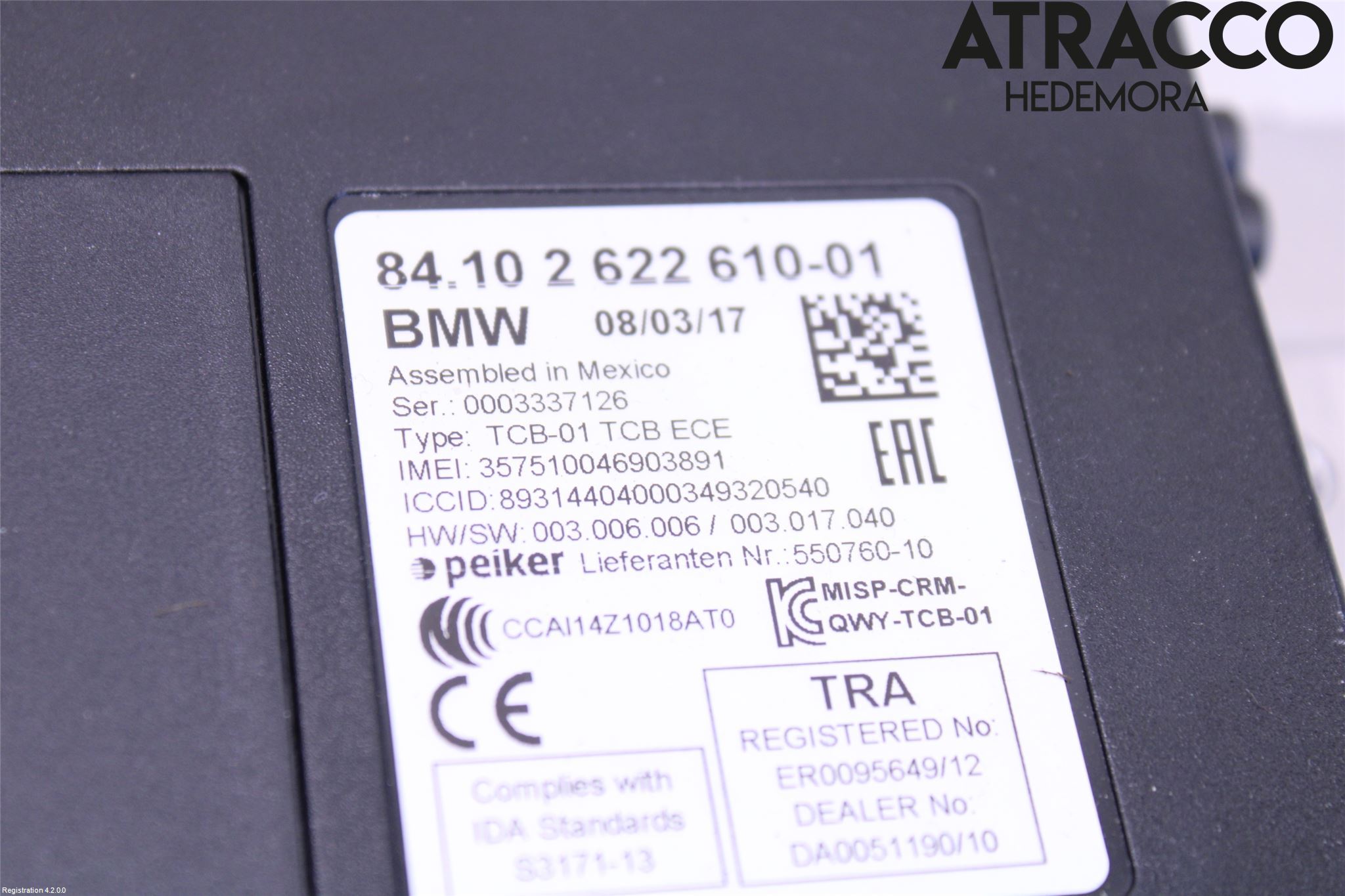 BMW i3 I01 13-22 Antennförstärkare