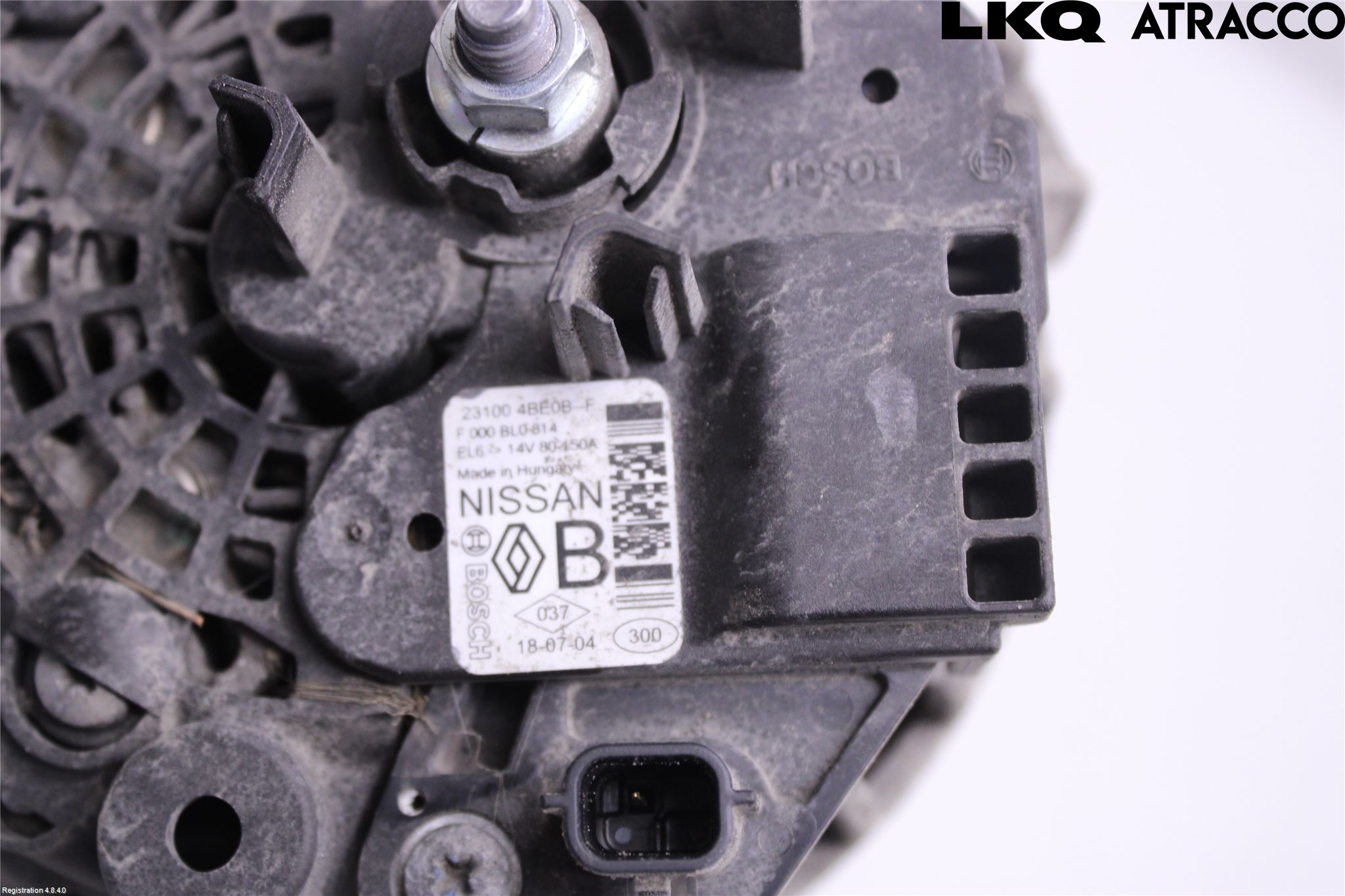 Nissan QASHQAI 17-21 Generator