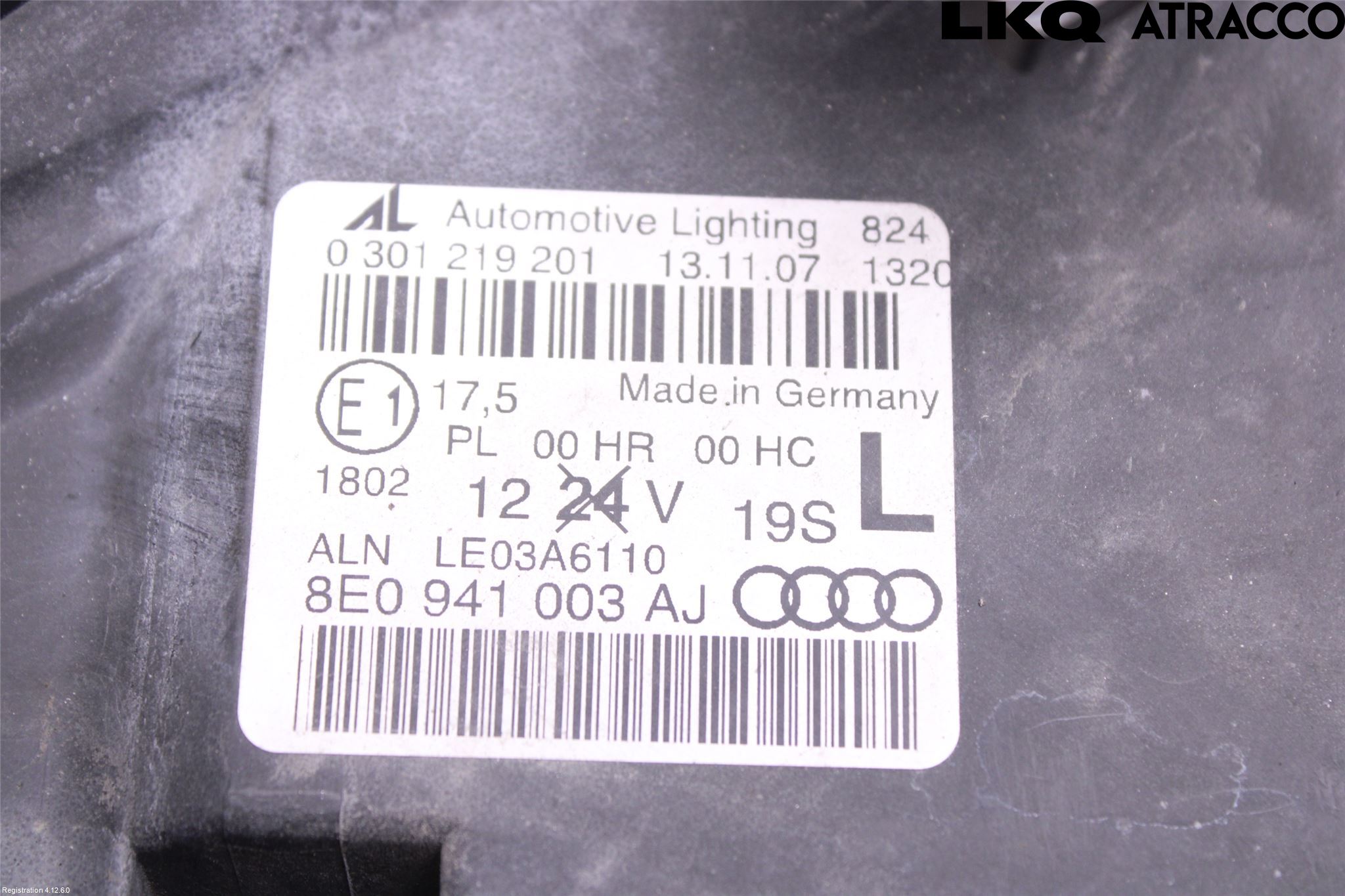 Audi A4/S4 05-07 Strålkastare Vänster