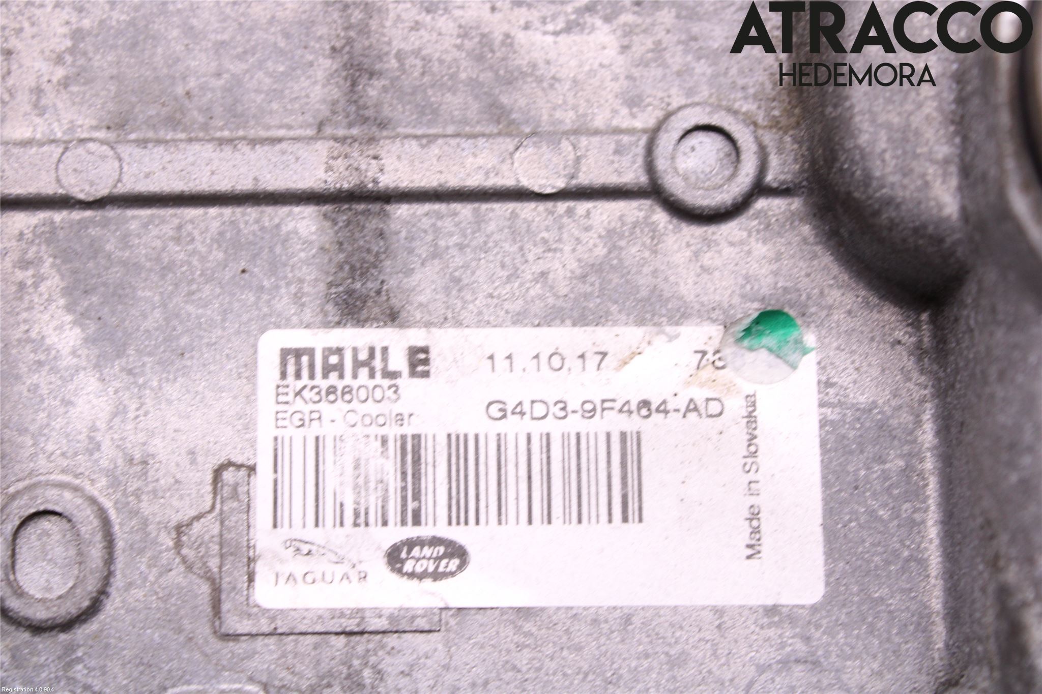 Jaguar XF (X260) 16-24 Avgaskylare