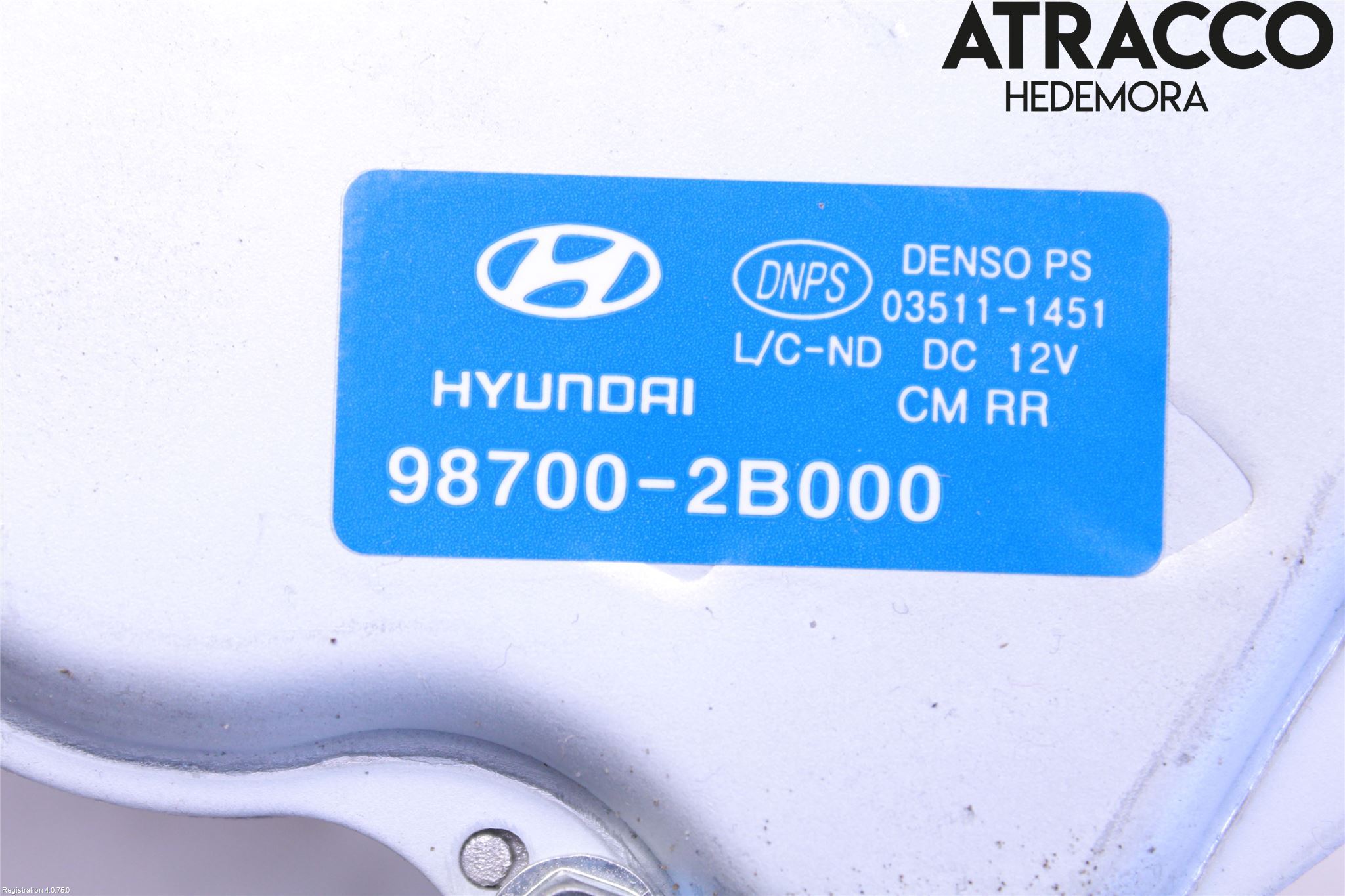 Hyundai SANTA FE  06-12 Torkarmotor Baklucka