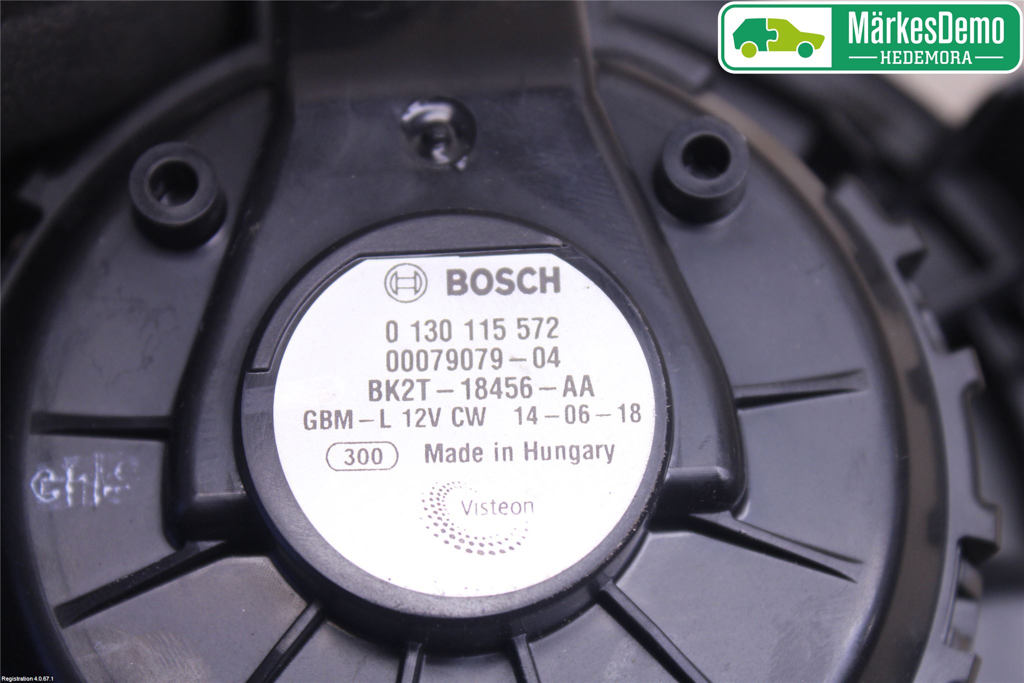 Ford TRANSIT/TOURNEO CUSTOM 13-24 Ac Värmefläkt