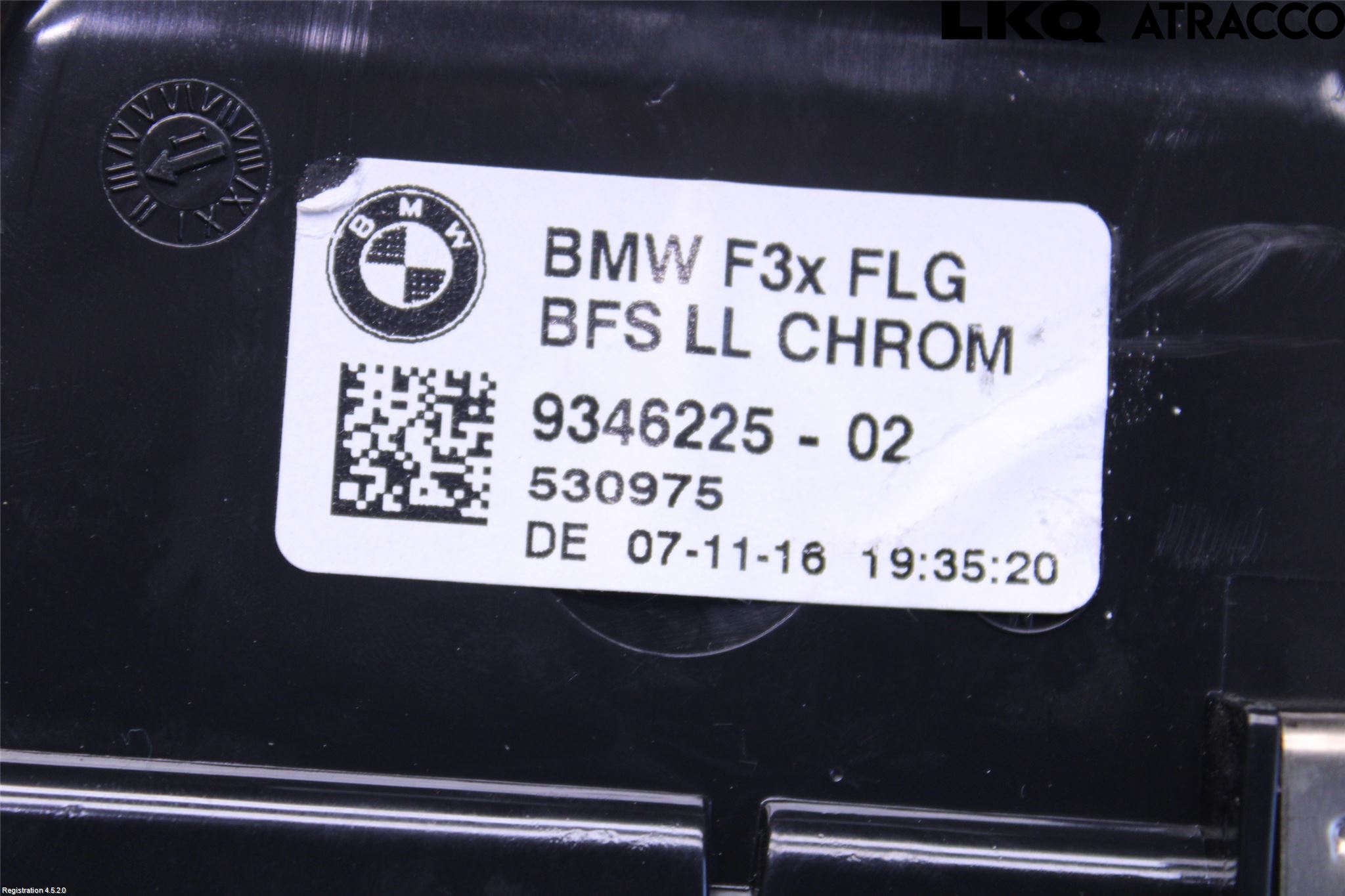 BMW 3 F30/F31/F80 12-19 Defrosterkanal-Munstycke