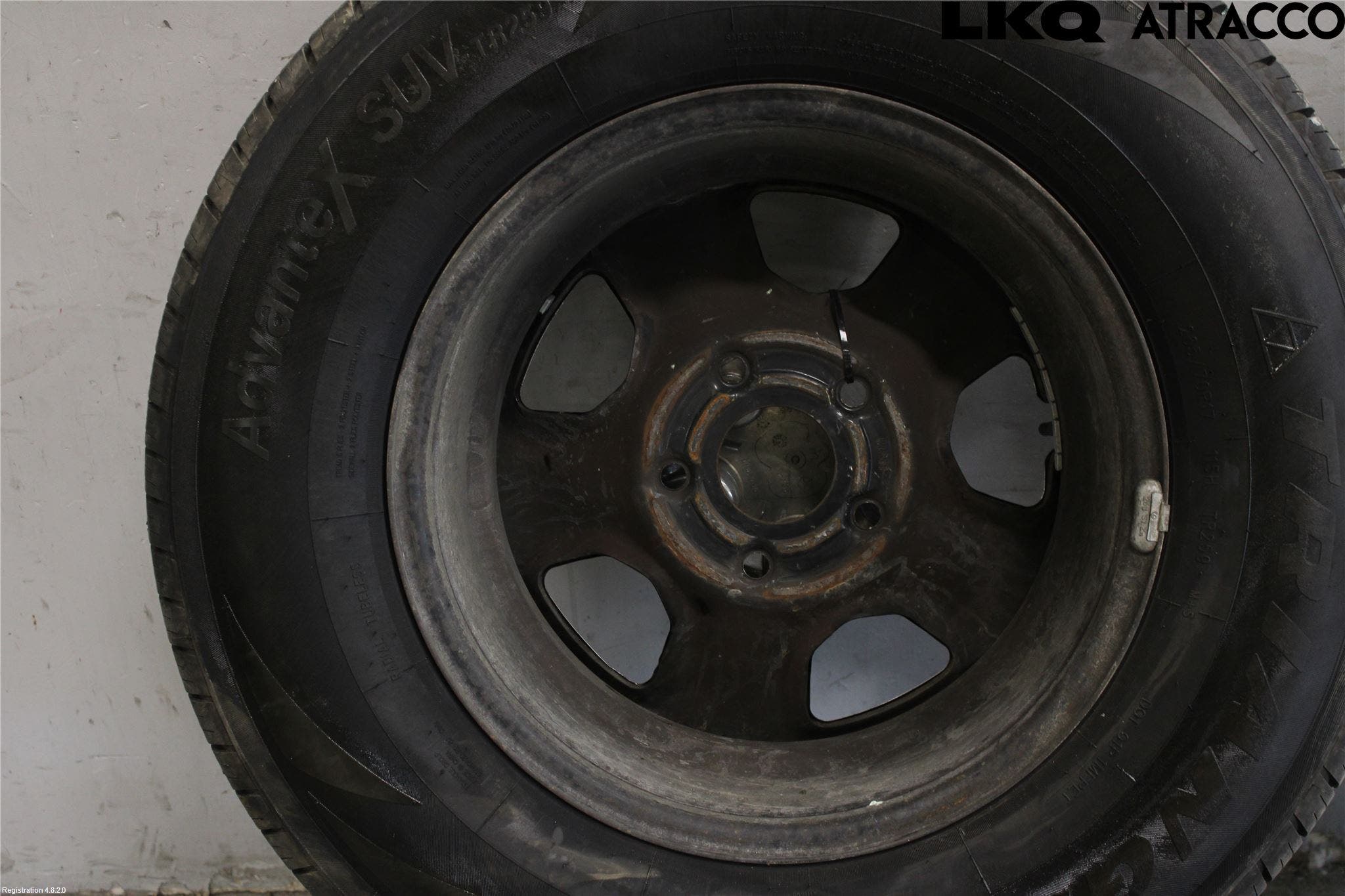 Dodge PICK UP RAM 81- Sommardäck Plåtfälg 4St