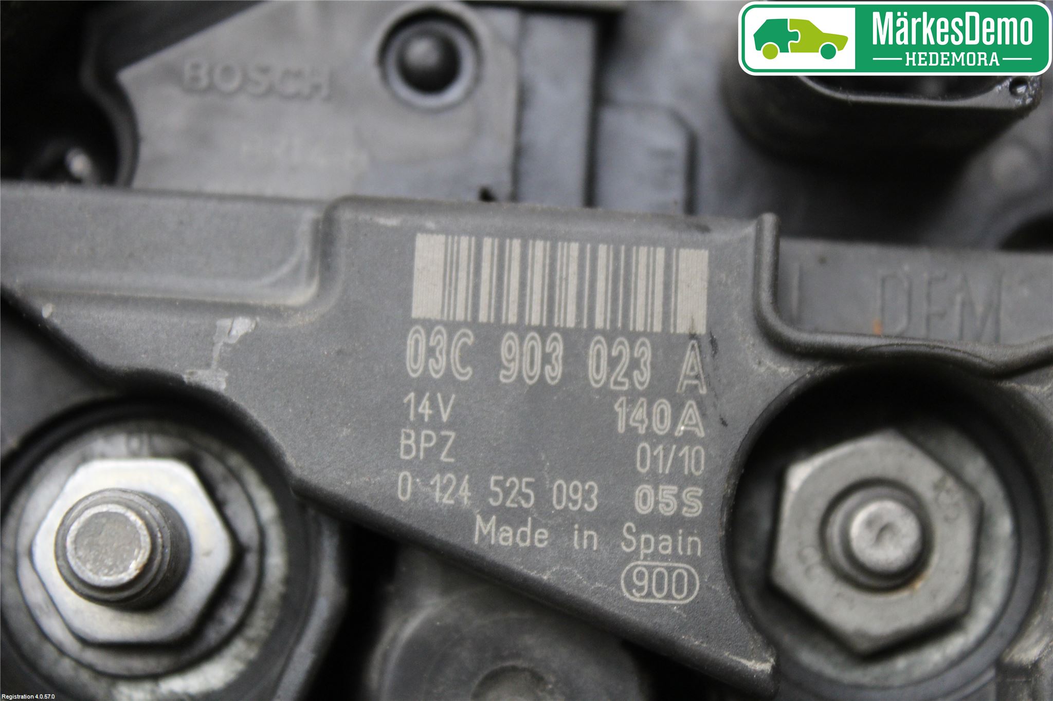 Volkswagen VW GOLF VI 09-13 Generator