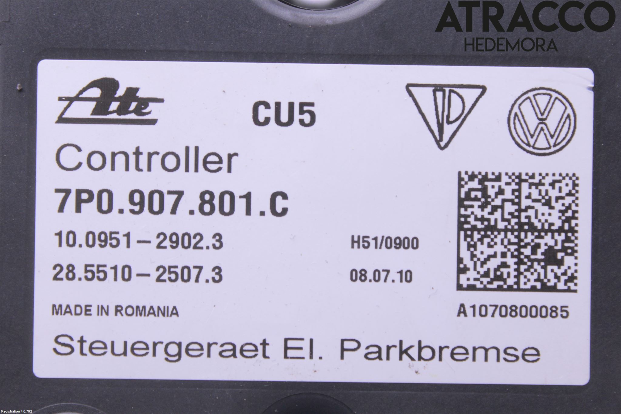 Porsche CAYENNE 03- Styrenhet Parkbroms Epb