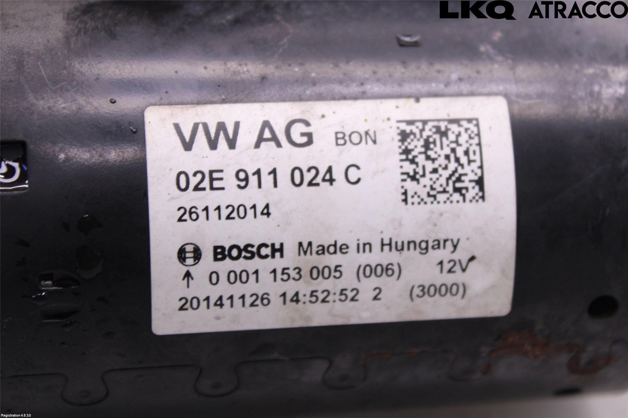 Volkswagen VW TIGUAN 07-16 Startmotor Diesel