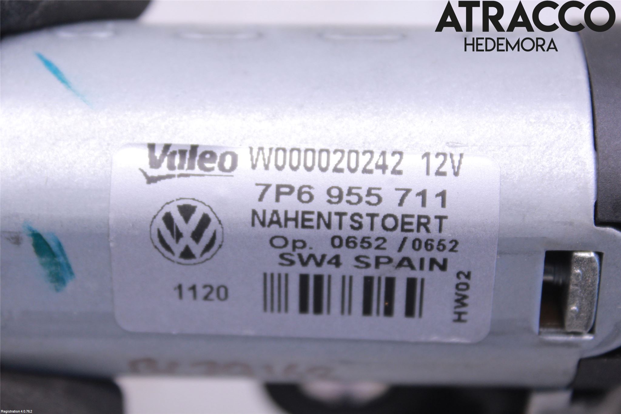 Volkswagen VW TOUAREG 7P 11-18 Torkarmotor Baklucka