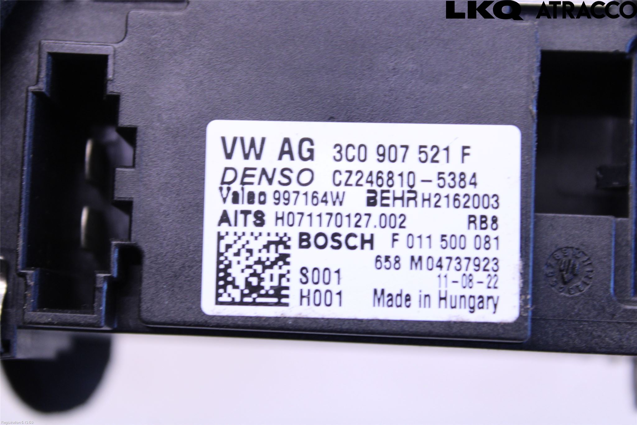 Volkswagen VW TOURAN 10-15 Värmefläktsmotstånd